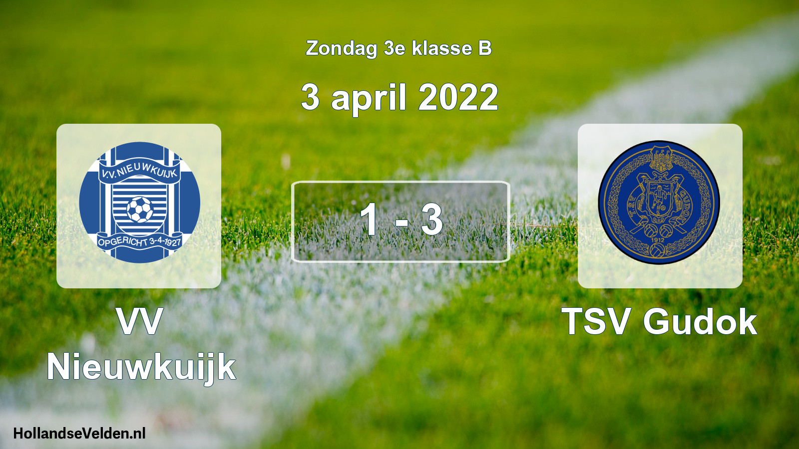 Total number of matches played: VV Nieuwkuijk - TSV Gudok 1 - 3 (3 April 2022)