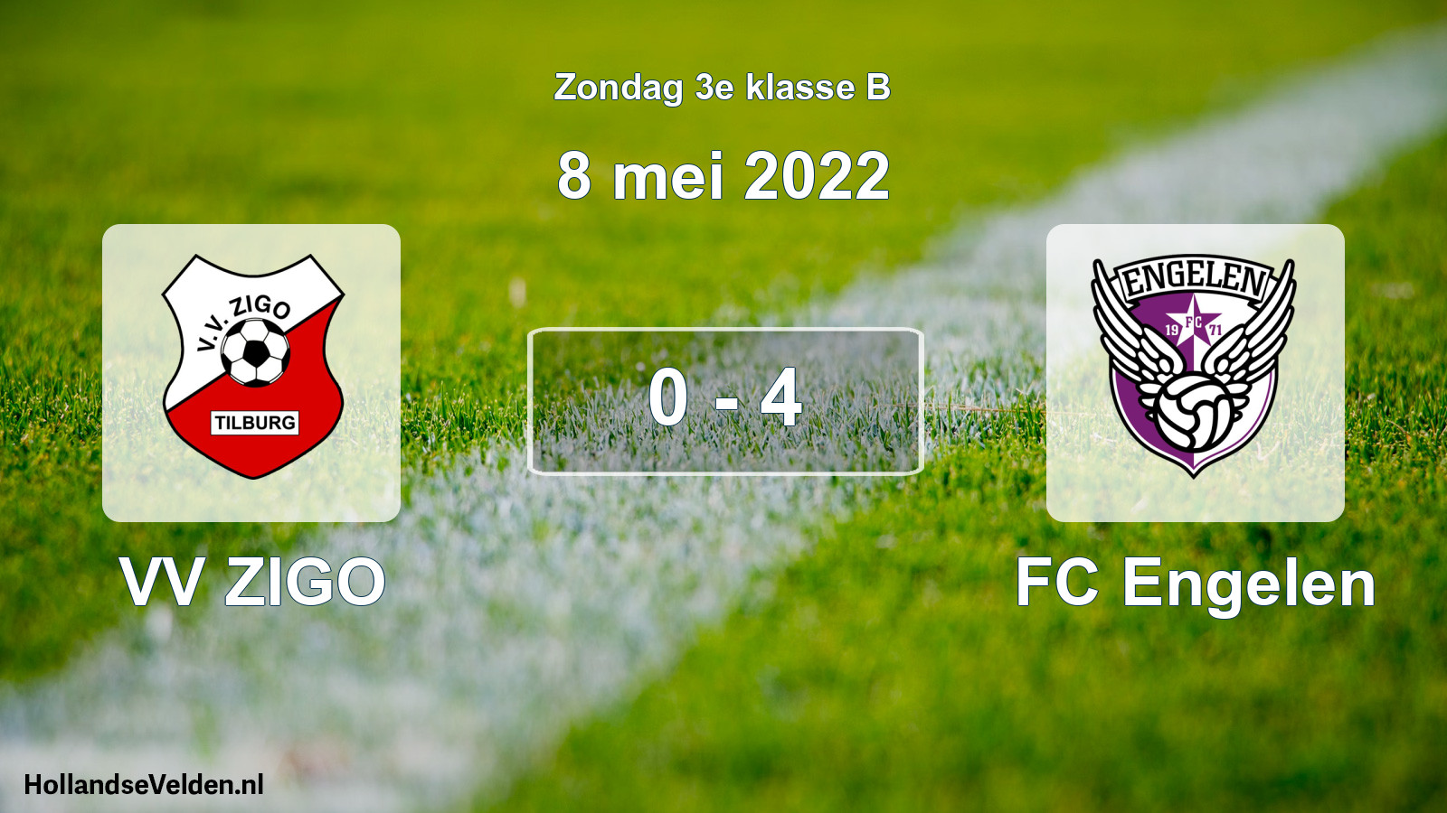 Total number of matches played: VV ZIGO - FC Engelen 0 - 4 (8 May 2022)