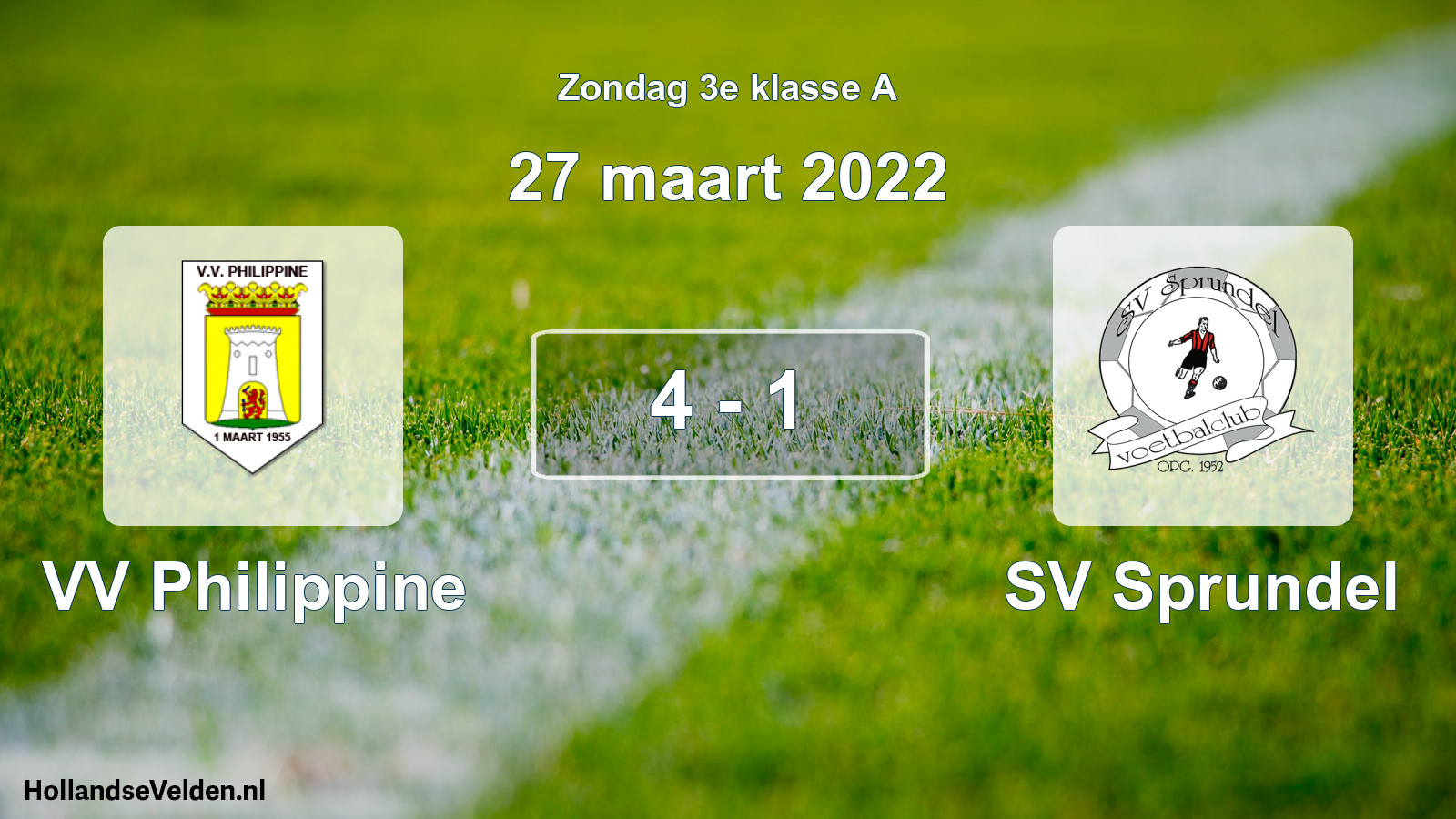 Total number of matches played: VV Philippine - SV Sprundel 4 - 1 (27 March 2022)
