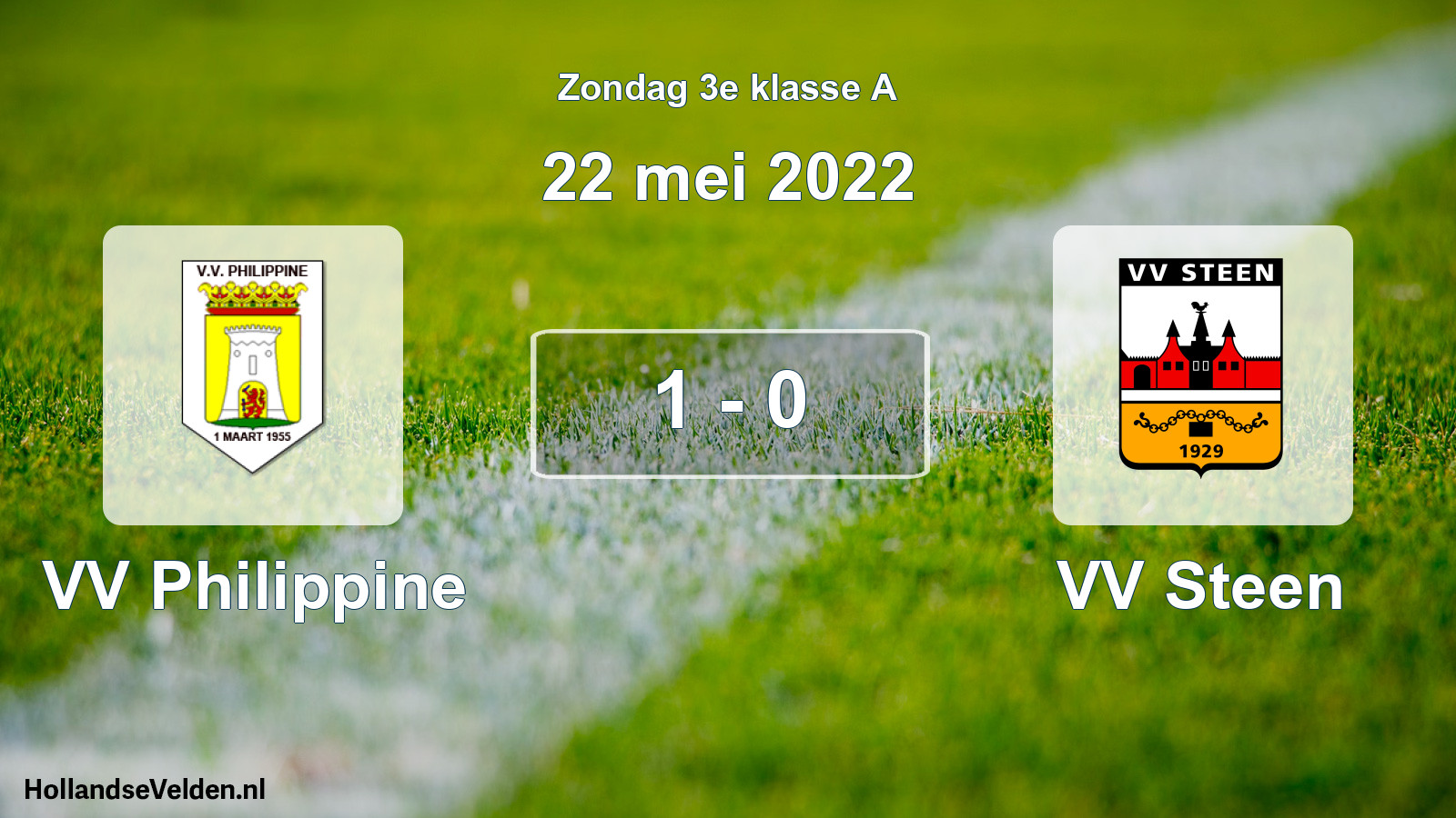 Total number of matches played: VV Philippine - VV Steen 1 - 0 (22 May 2022)