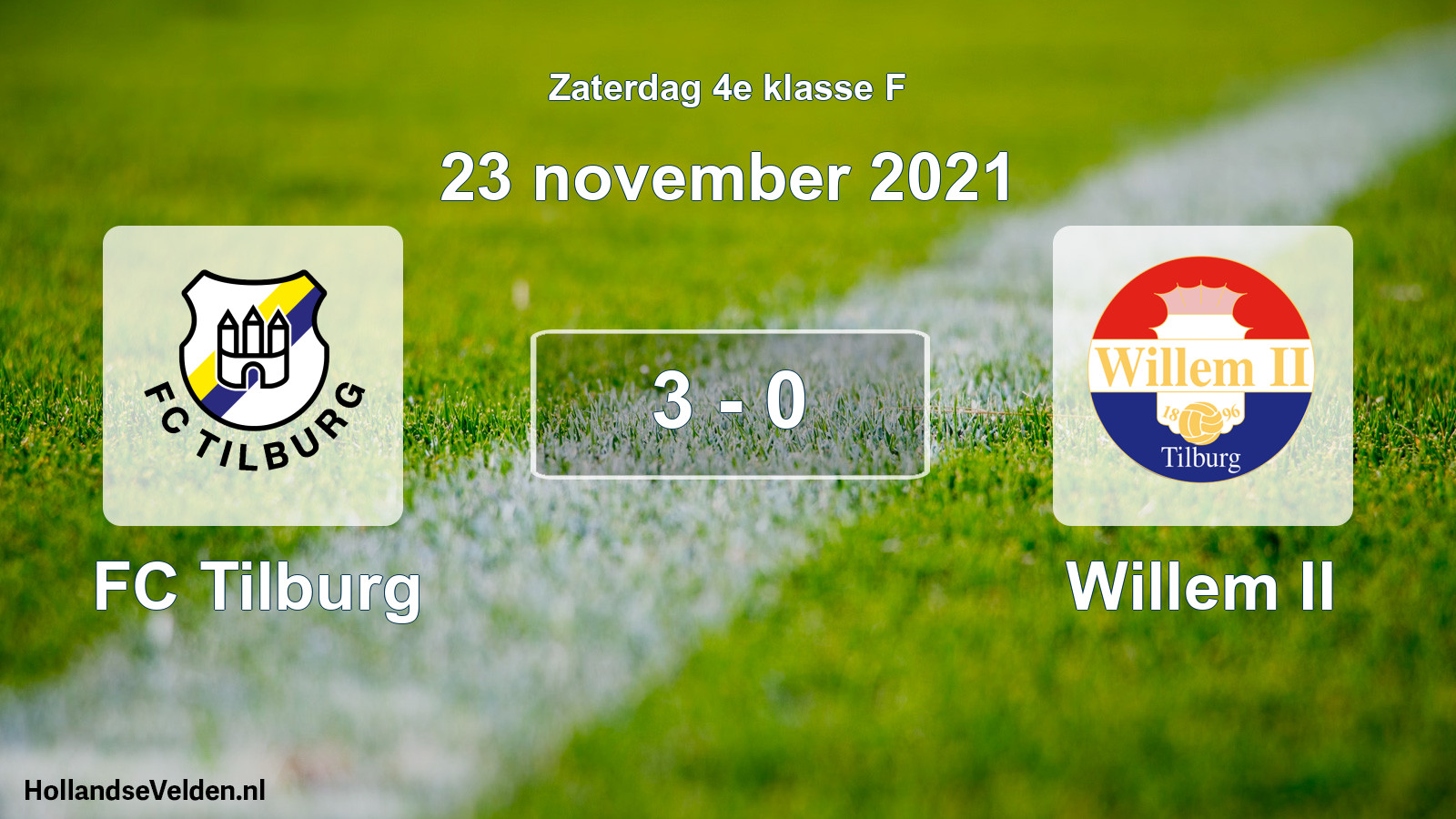 Total number of matches played: FC Tilburg - Willem II 3 - 0 (23 November 2021)