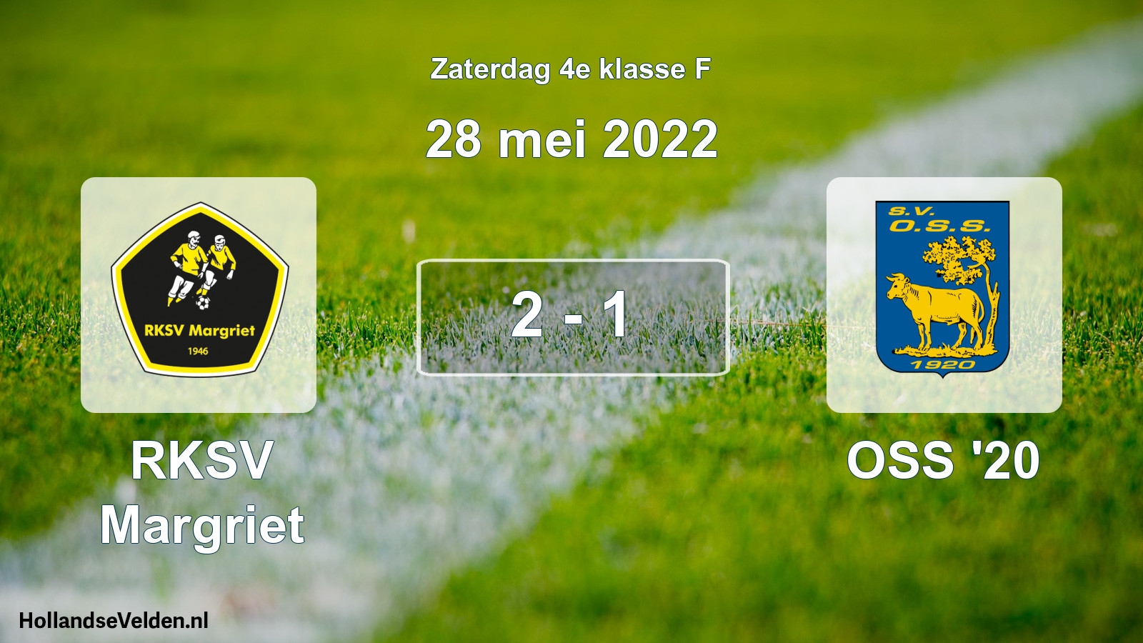 Total number of matches played: RKSV Margriet - OSS '20 2 - 1 (28 May 2022)
