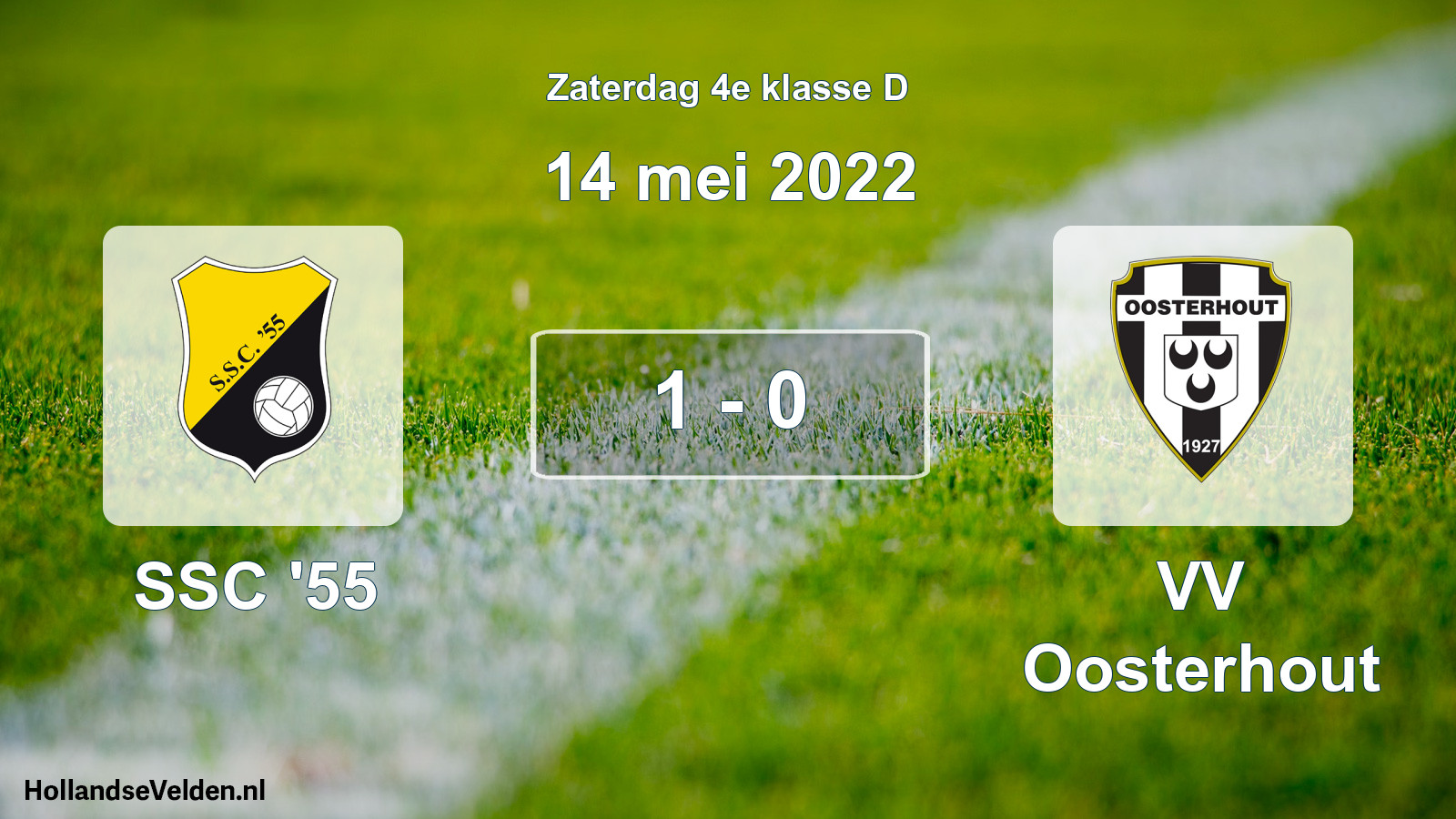 Total number of matches played: SSC '55 - VV Oosterhout 1 - 0 (14 May 2022)