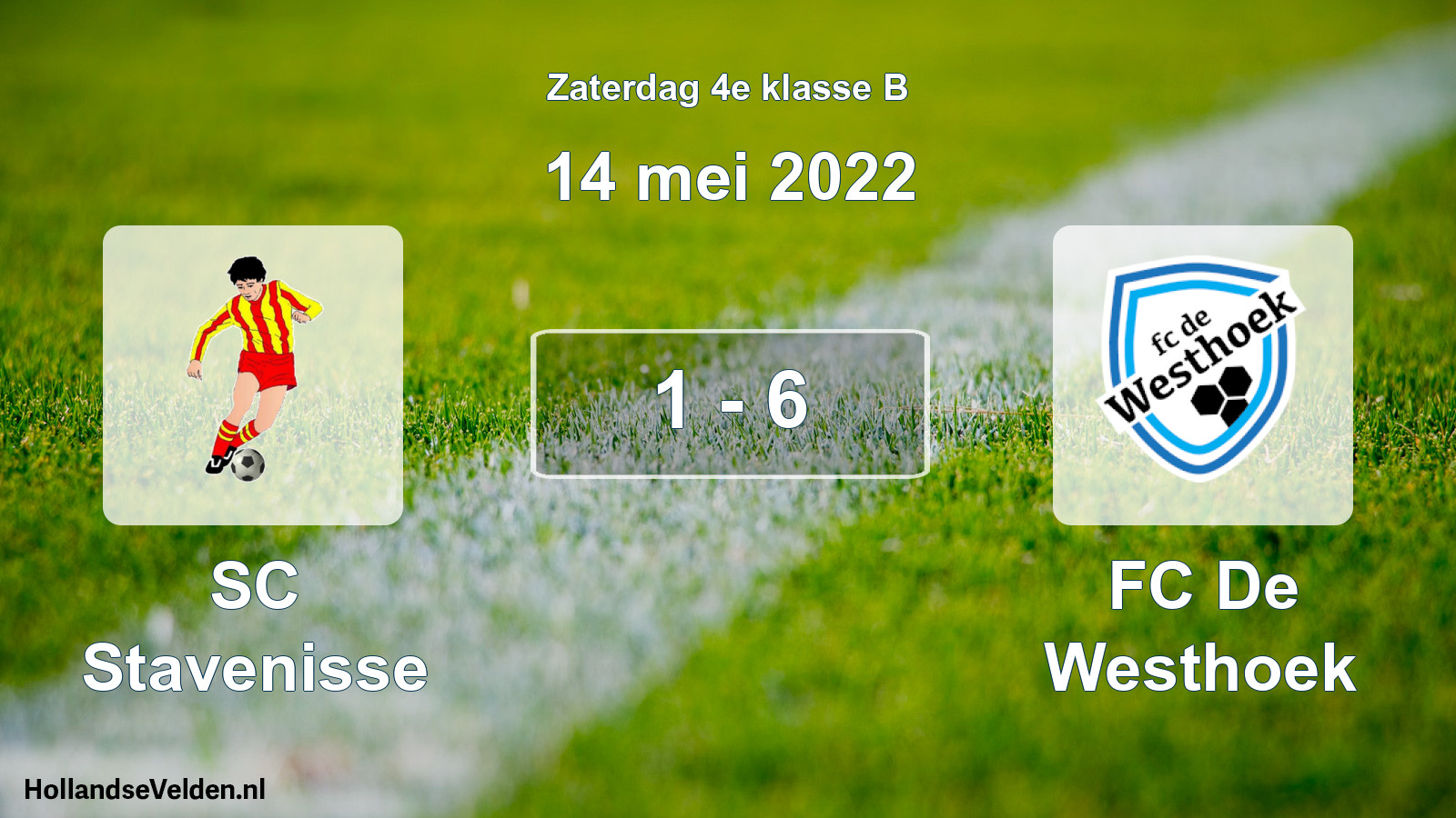 Total number of matches played: SC Stavenisse - FC De Westhoek 1 - 6 (14 May 2022)