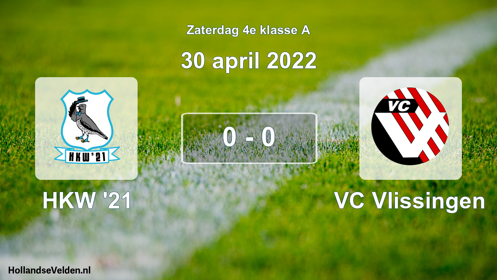 Total number of matches played: HKW '21 - VC Vlissingen 0 - 0 (30 April 2022)