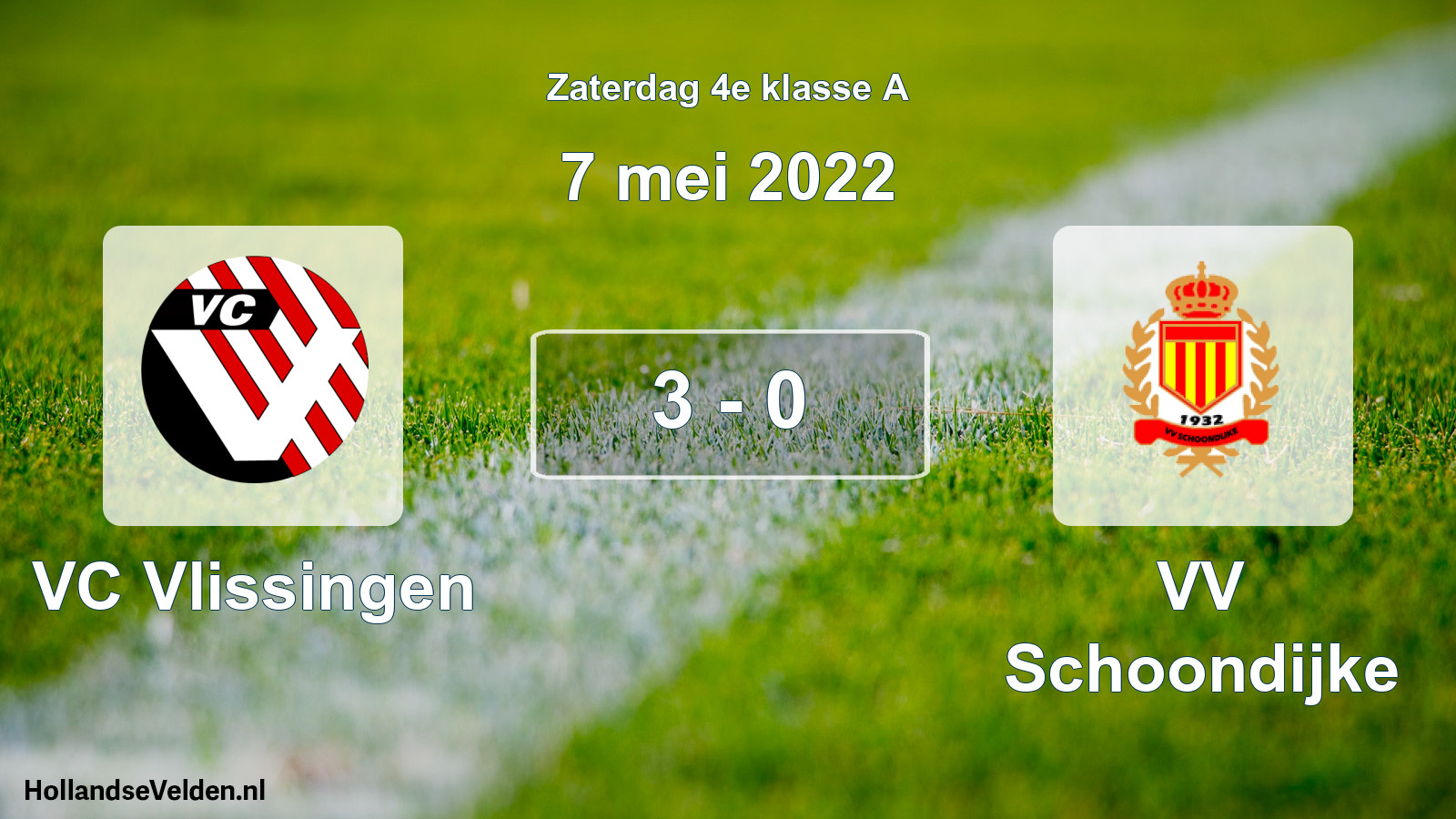 Total number of matches played: VC Vlissingen - VV Schoondijke 3 - 0 (7 May 2022)