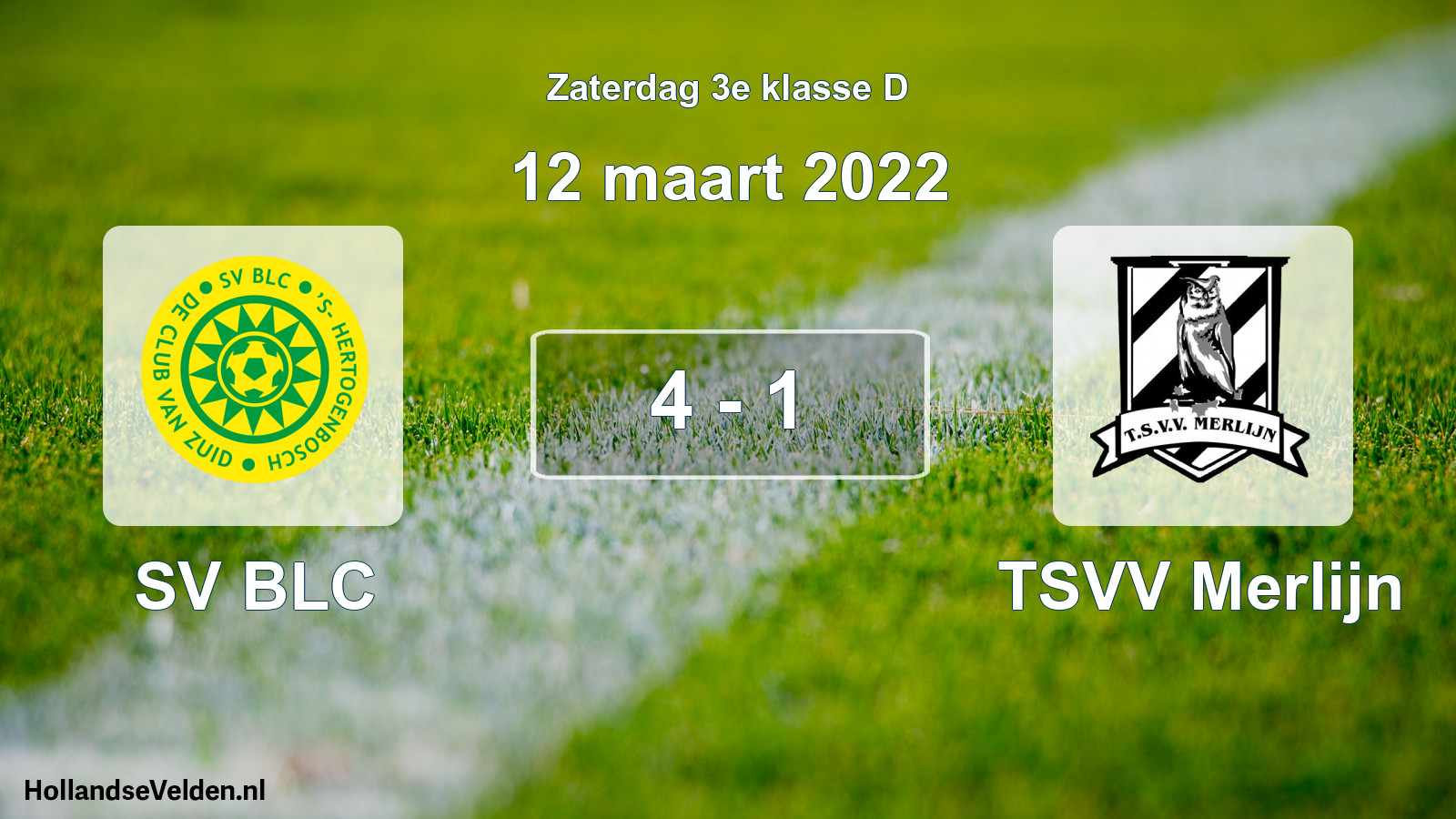 Total number of matches played: SV BLC - TSVV Merlijn 4 - 1 (12 March 2022)