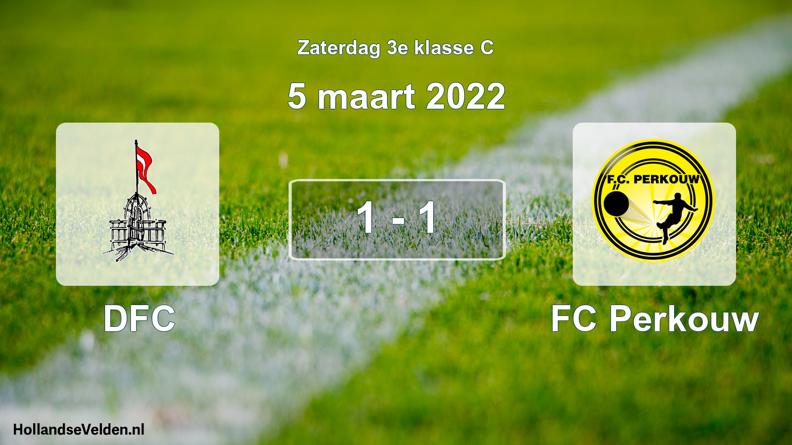 Total number of matches played: DFC - FC Perkouw 1 - 1 (5 March 2022)