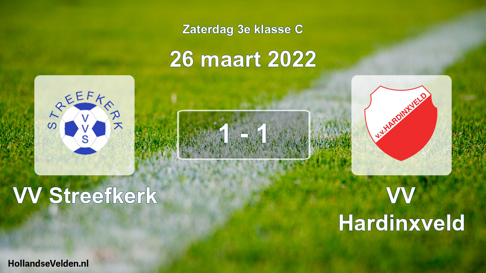 Total number of matches played: VV Streefkerk - VV Hardinxveld 1 - 1 (26 March 2022)