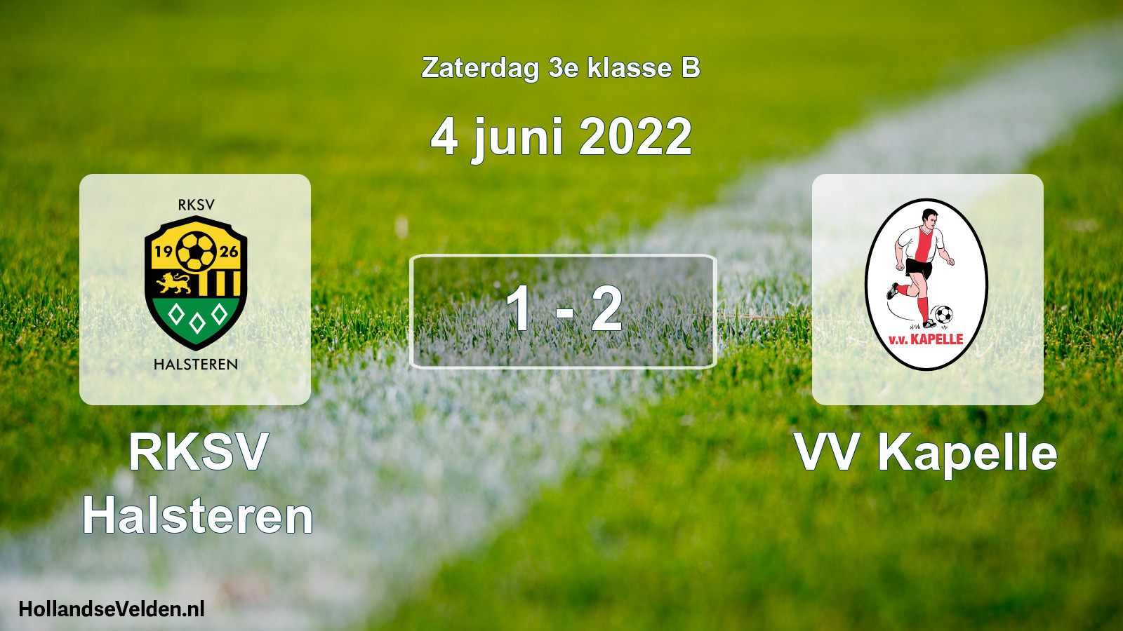 Total number of matches played: RKSV Halsteren - VV Kapelle 1 - 2 (4 June 2022)