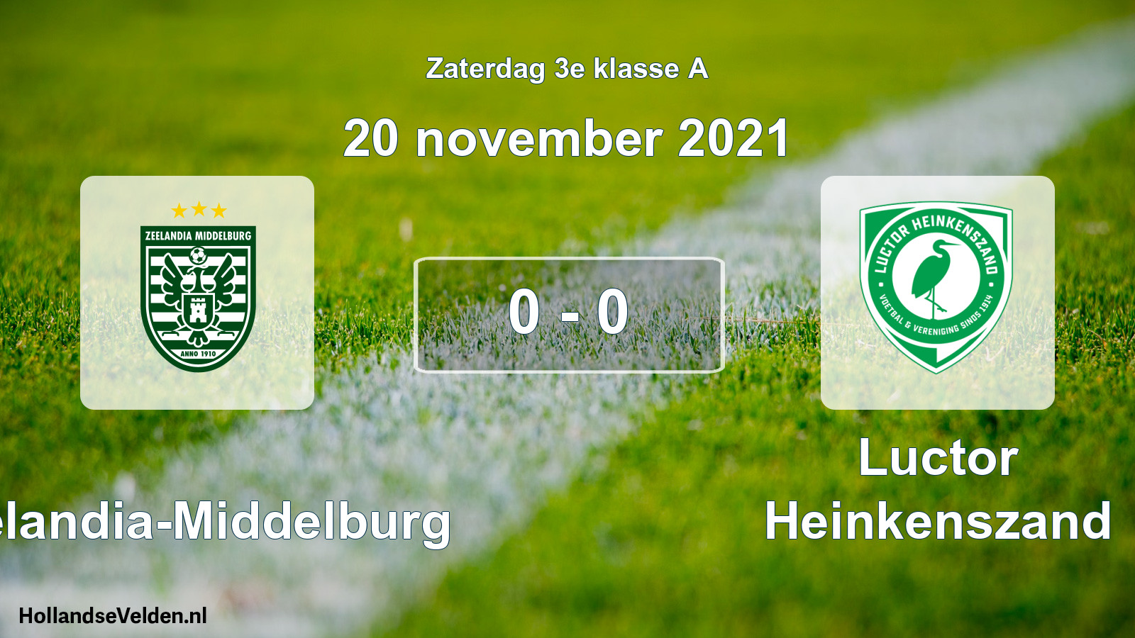 Total number of matches played: Zeelandia-Middelburg - Luctor Heinkenszand 0 - 0 (20 November 2021)