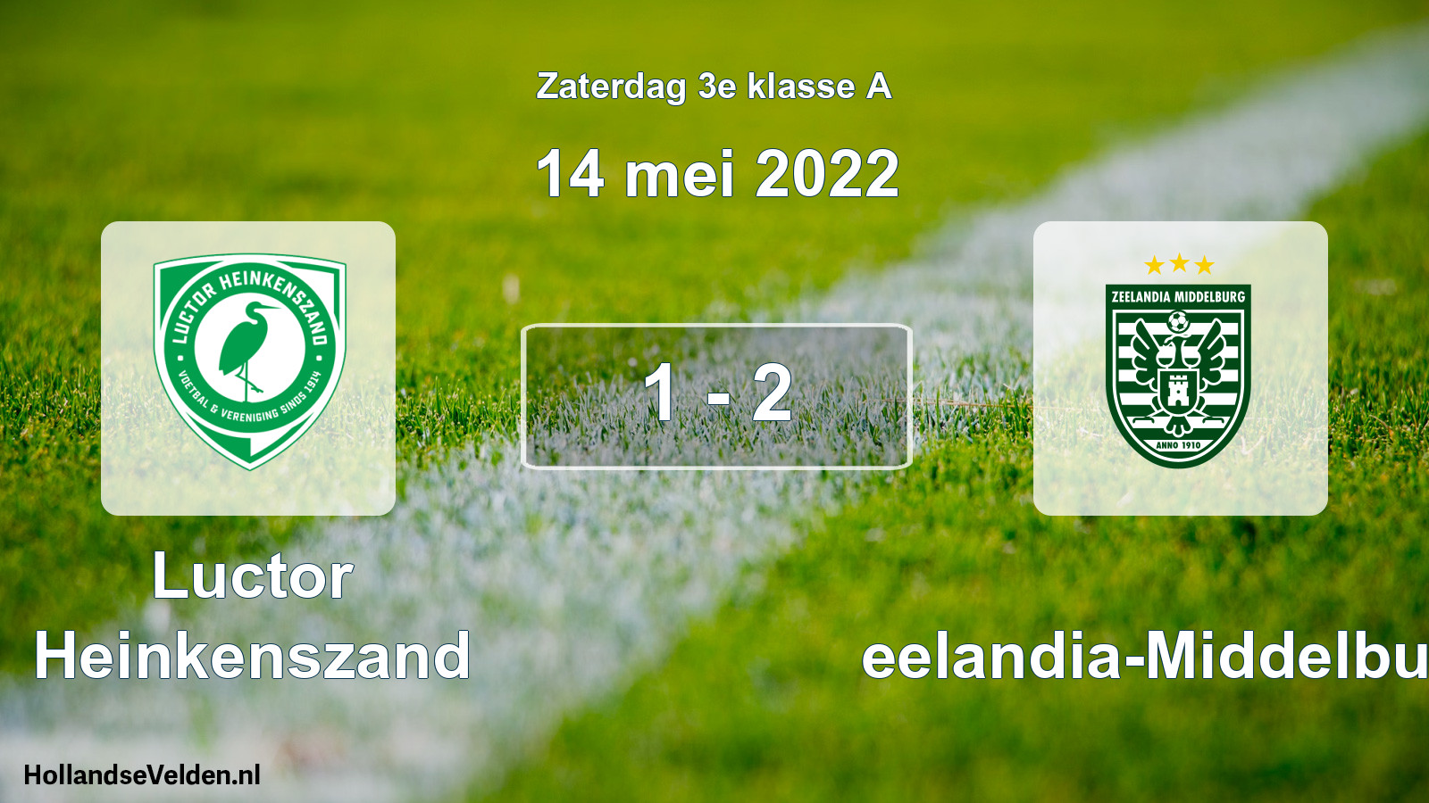 Total number of matches played: Luctor Heinkenszand - Zeelandia-Middelburg 1 - 2 (14 May 2022)