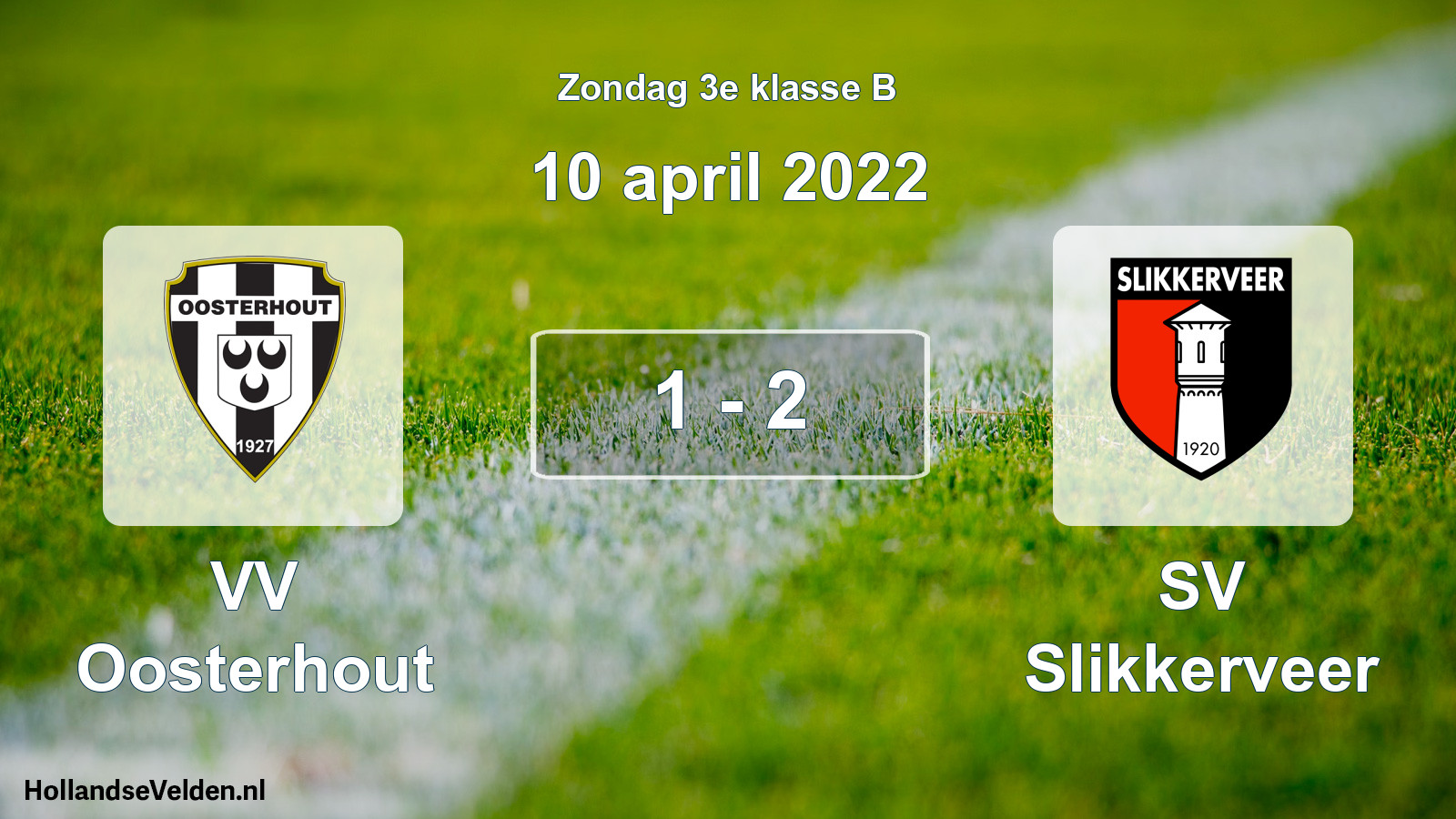 Total number of matches played: VV Oosterhout - SV Slikkerveer 1 - 2 (10 April 2022)