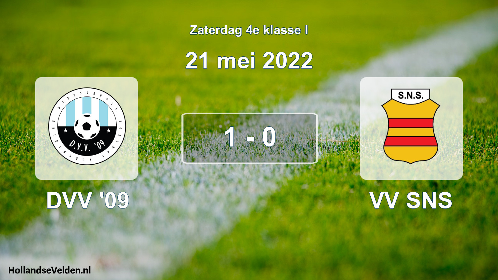 Total number of matches played: DVV '09 - VV SNS 1 - 0 (21 May 2022)