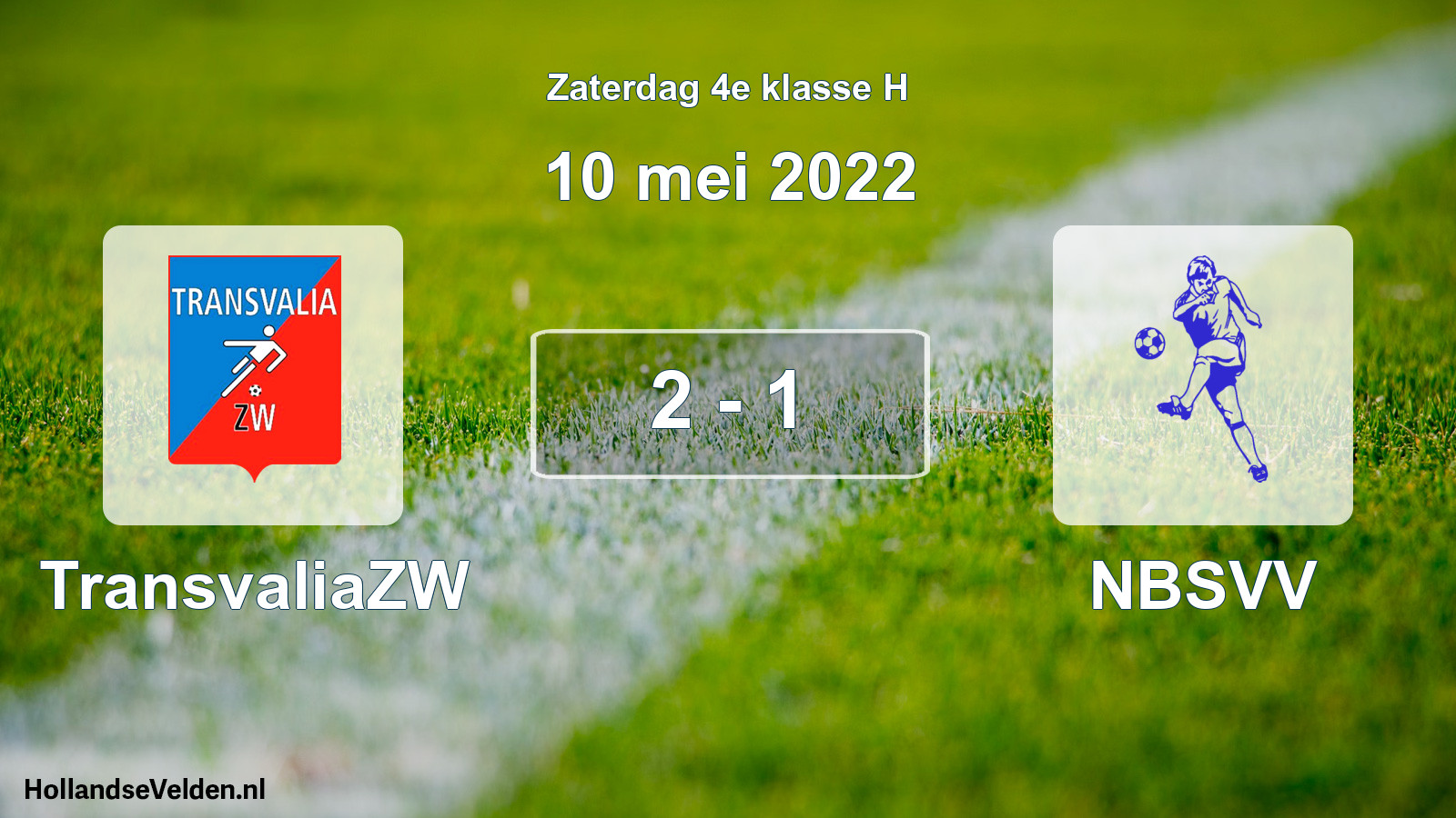 Total number of matches played: TransvaliaZW - NBSVV 2 - 1 (10 May 2022)