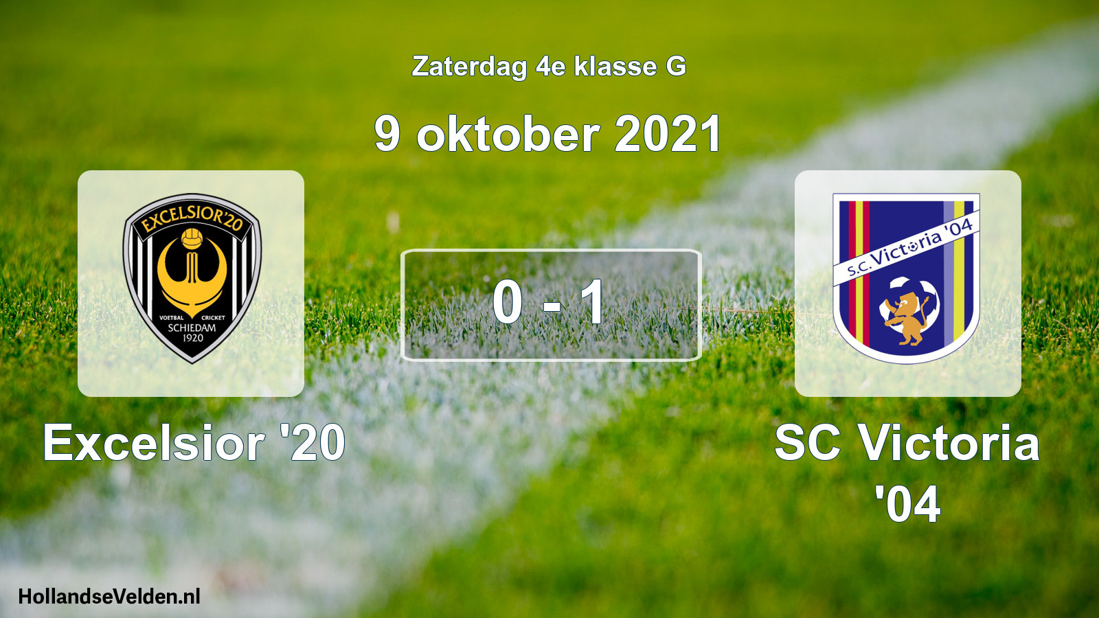 Total number of matches played: Excelsior '20 - SC Victoria '04 0 - 1 (9 October 2021)