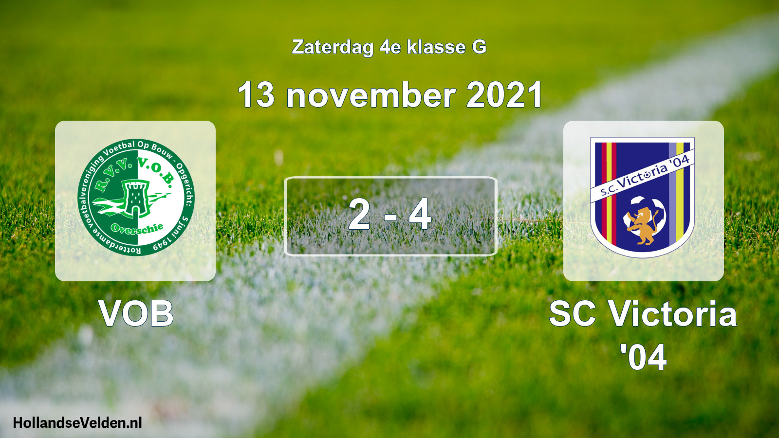Total number of matches played: VOB - SC Victoria '04 2 - 4 (13 November 2021)