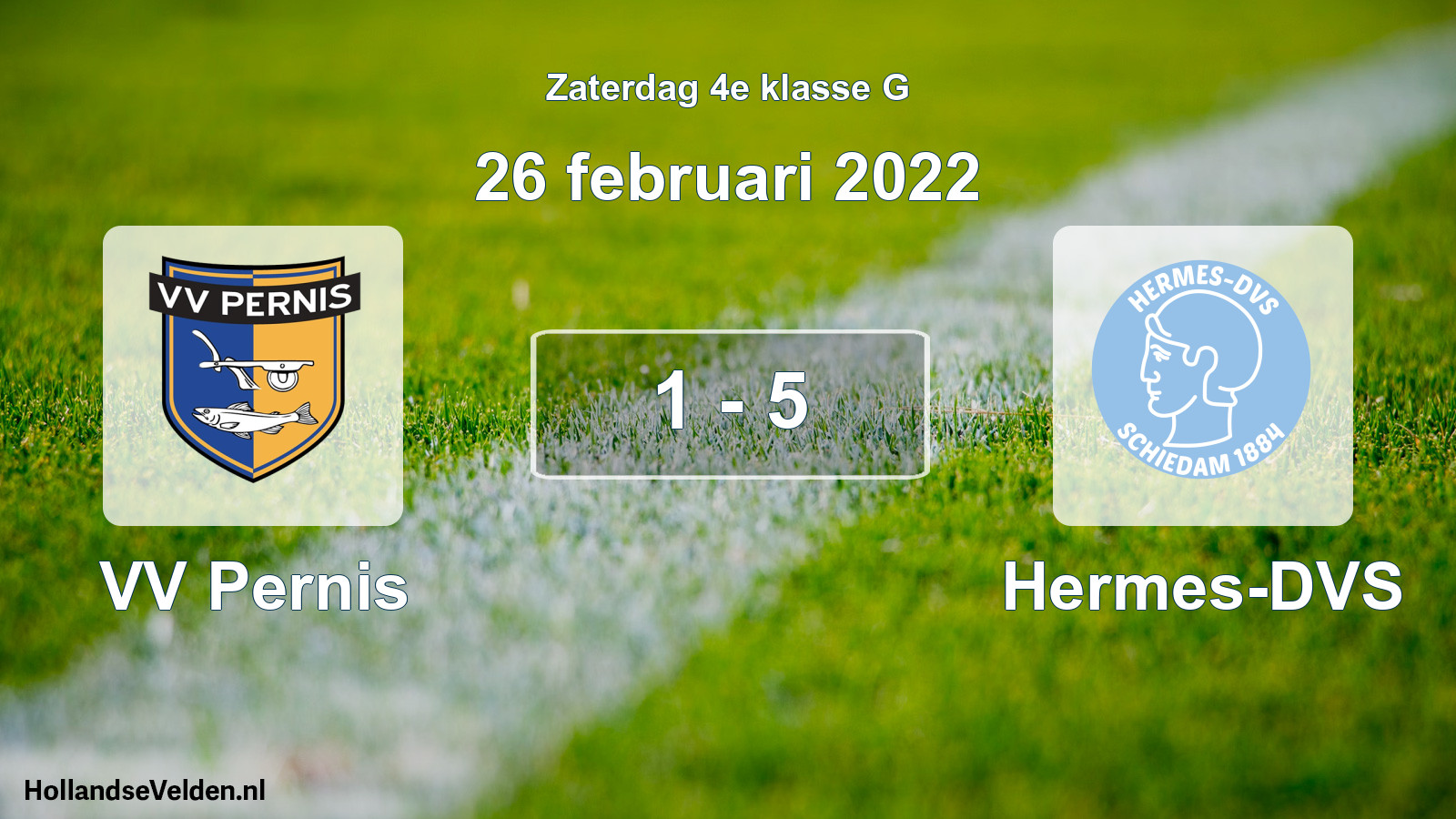 Total number of matches played: VV Pernis - Hermes-DVS 1 - 5 (26 February 2022)