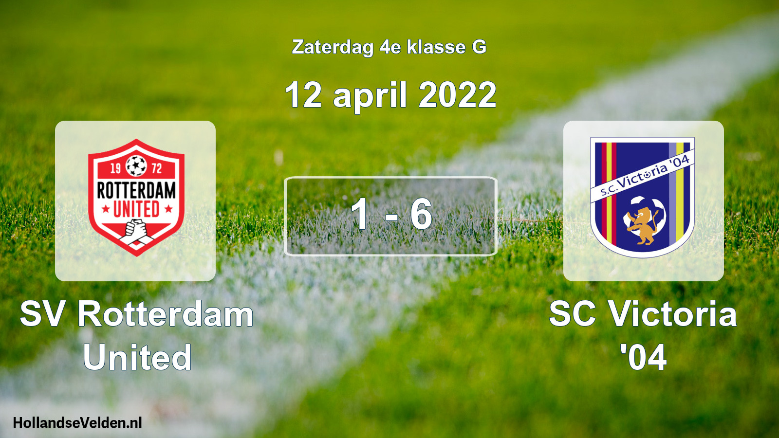 Total number of matches played: SV Rotterdam United - SC Victoria '04 1 - 6 (12 April 2022)