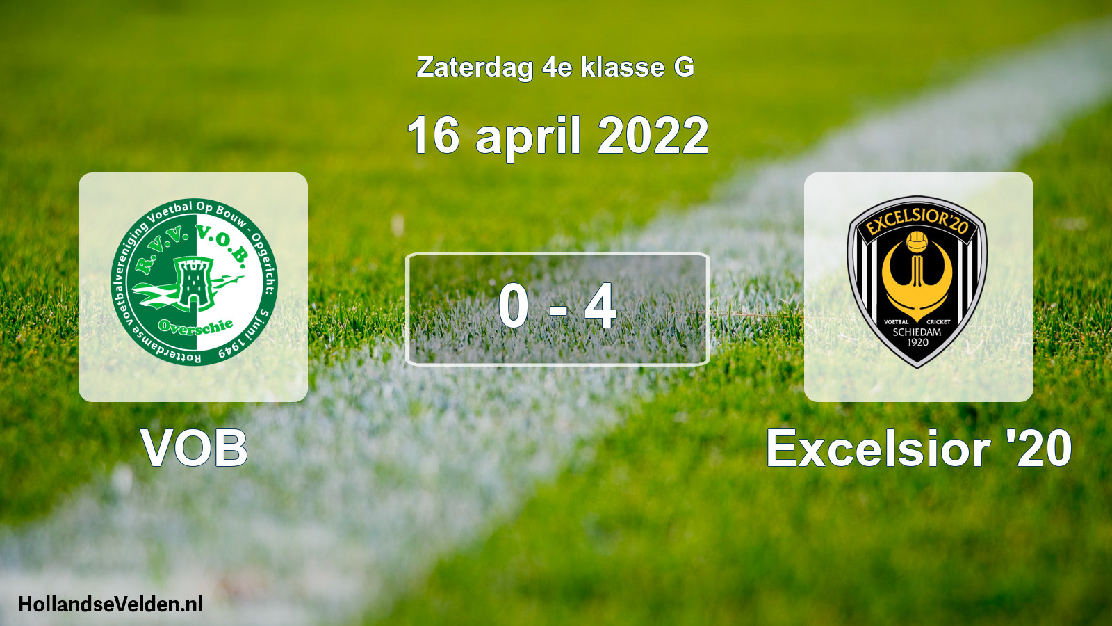 Total number of matches played: VOB - Excelsior '20 0 - 4 (16 April 2022)