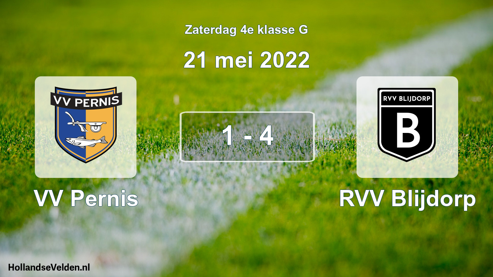 Total number of matches played: VV Pernis - RVV Blijdorp 1 - 4 (21 May 2022)