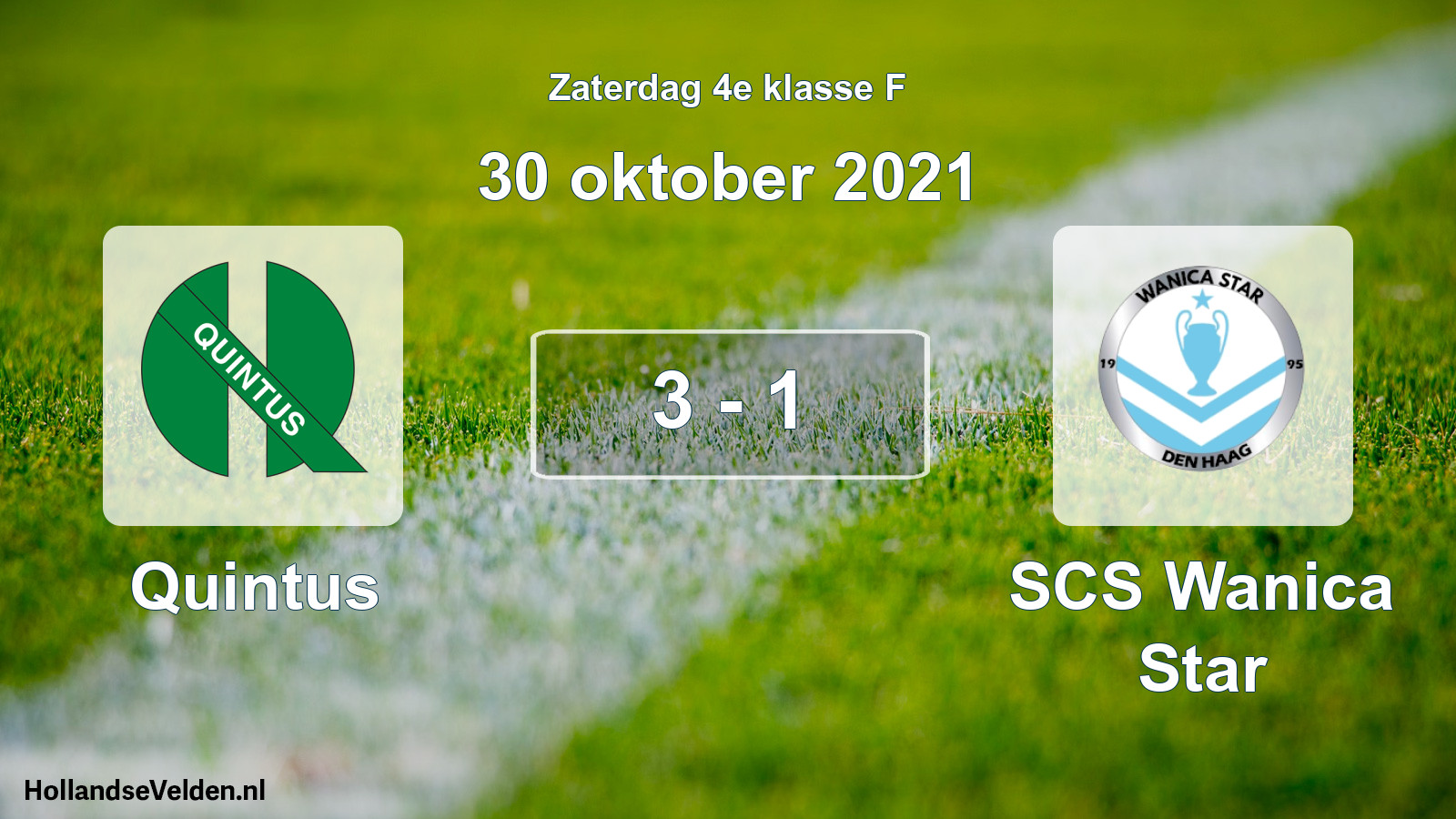 Total number of matches played: Quintus - SCS Wanica Star 3 - 1 (30 October 2021)