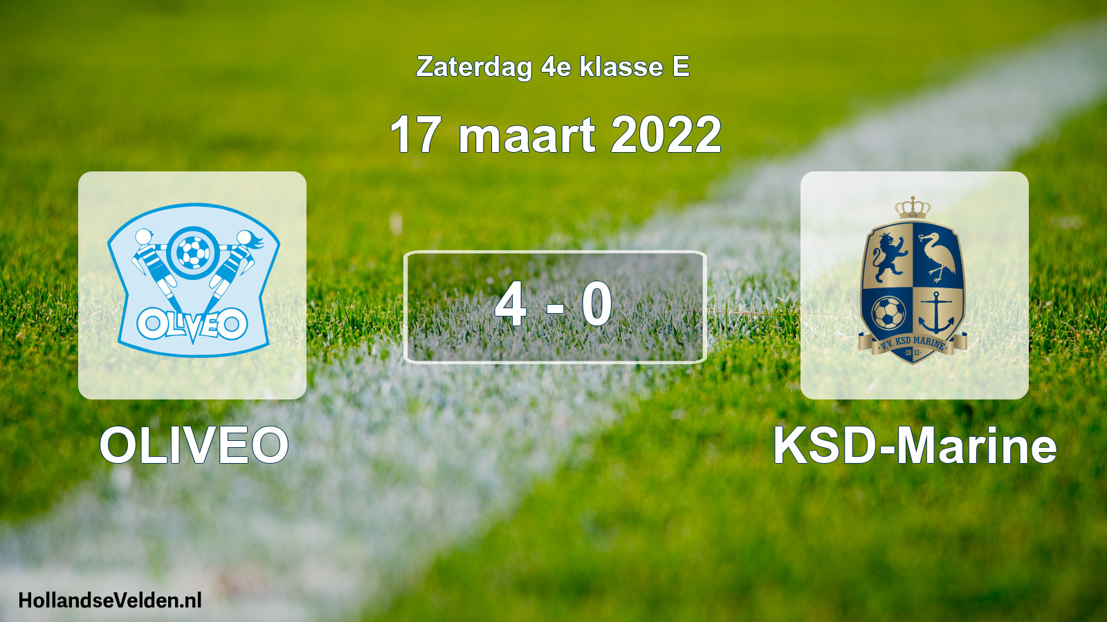 Total number of matches played: OLIVEO - KSD-Marine 4 - 0 (17 March 2022)