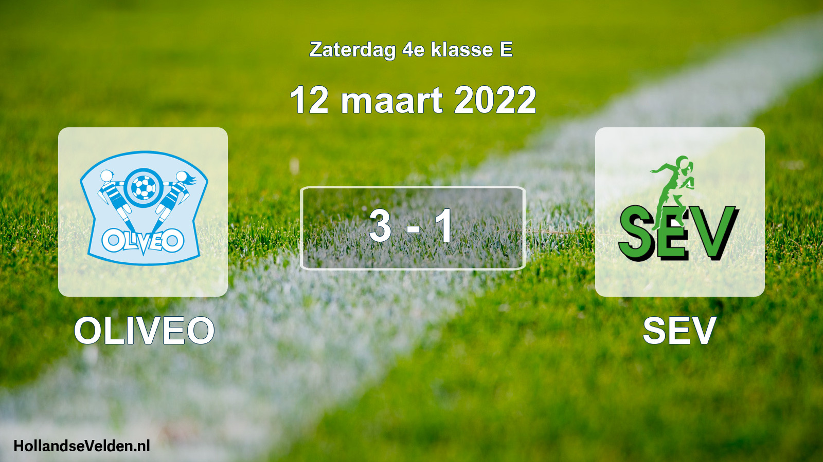Total number of matches played: OLIVEO - SEV 3 - 1 (12 March 2022)