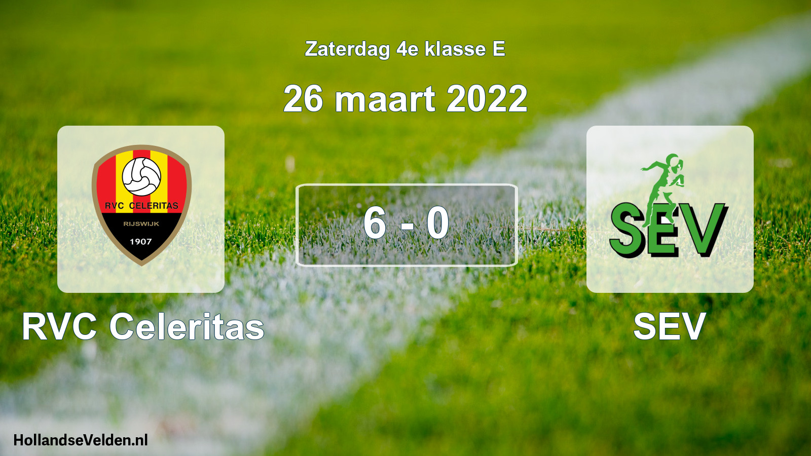 Total number of matches played: RVC Celeritas - SEV 6 - 0 (26 March 2022)