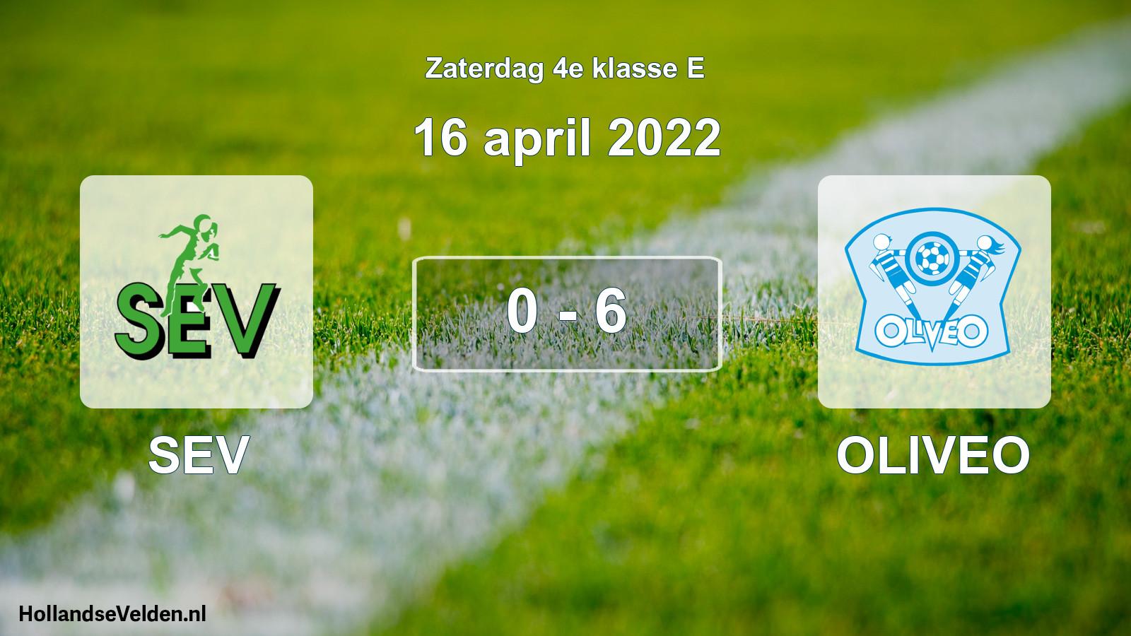 Total number of matches played: SEV - OLIVEO 0 - 6 (16 April 2022)