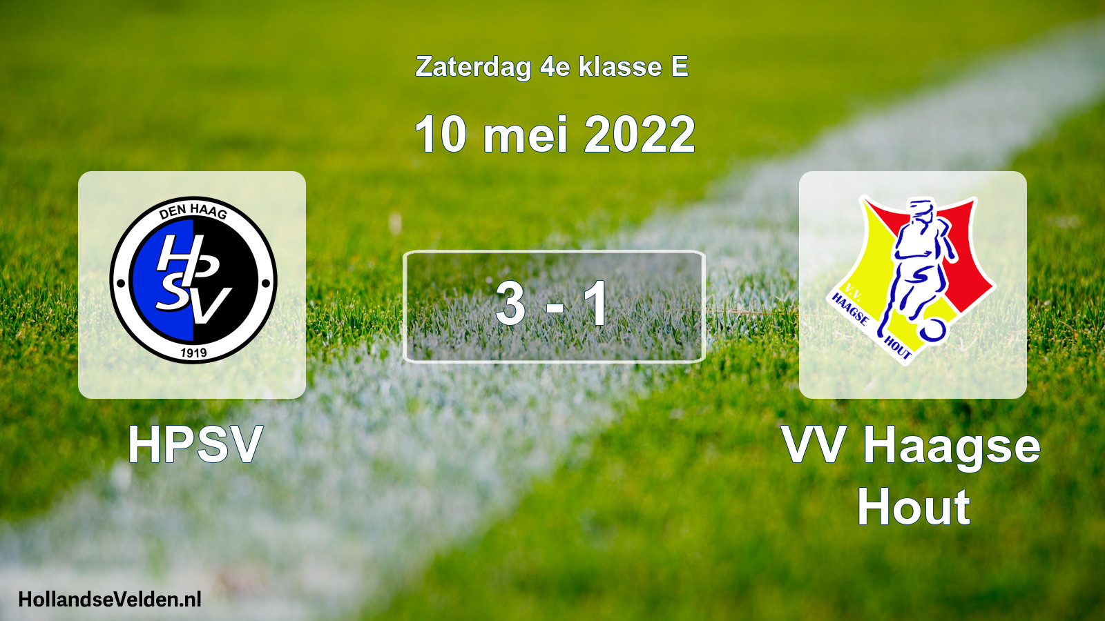 Total number of matches played: HPSV - VV Haagse Hout 3 - 1 (10 May 2022)