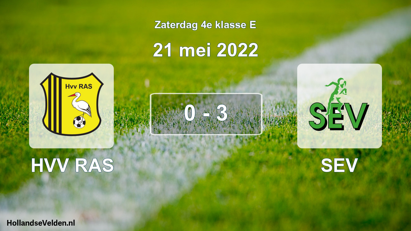 Total number of matches played: HVV RAS - SEV 0 - 3 (21 May 2022)