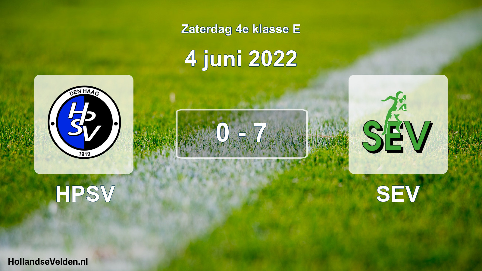 Total number of matches played: HPSV - SEV 0 - 7 (4 June 2022)