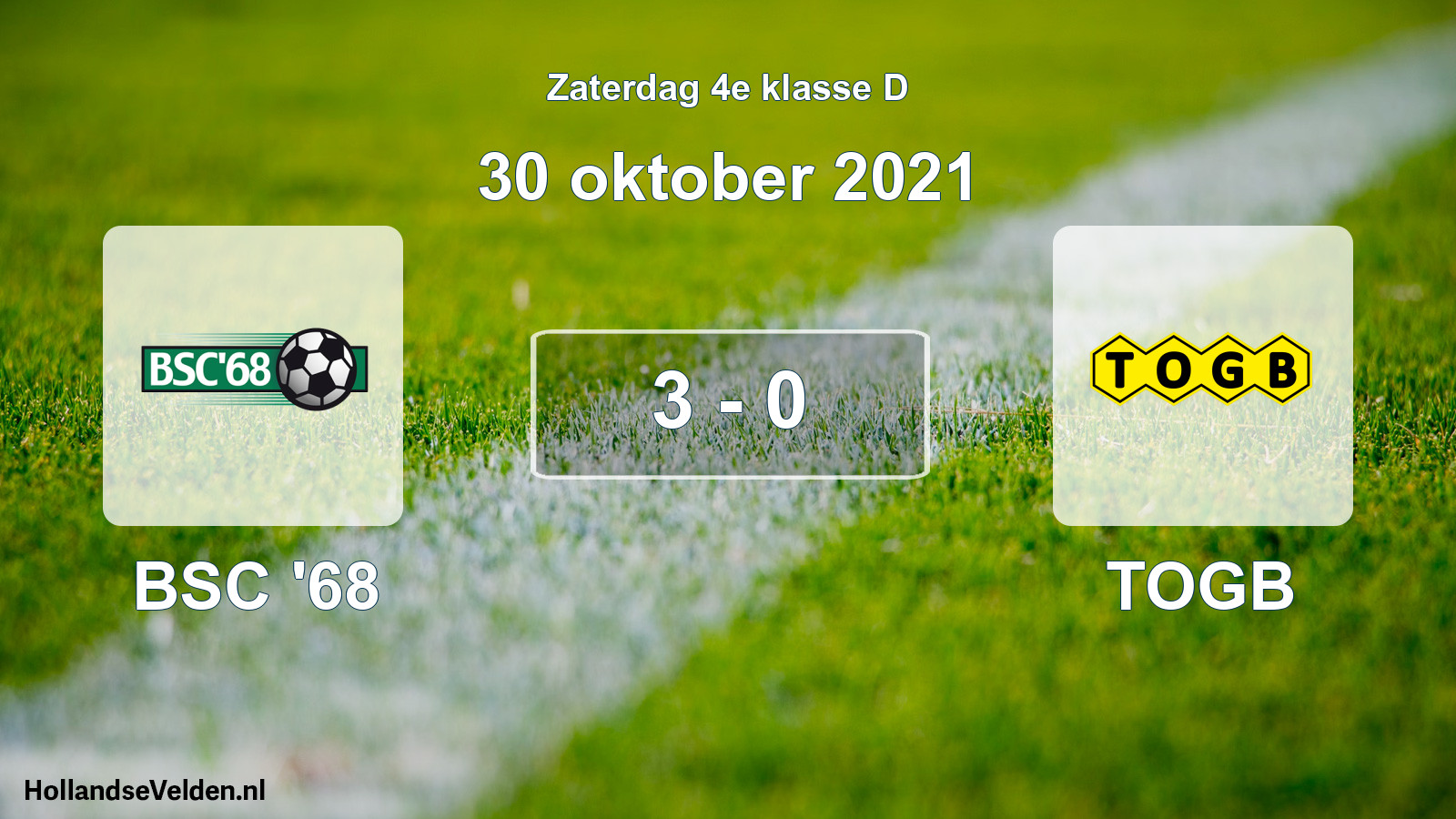 Total number of matches played: BSC '68 - TOGB 3 - 0 (30 October 2021)
