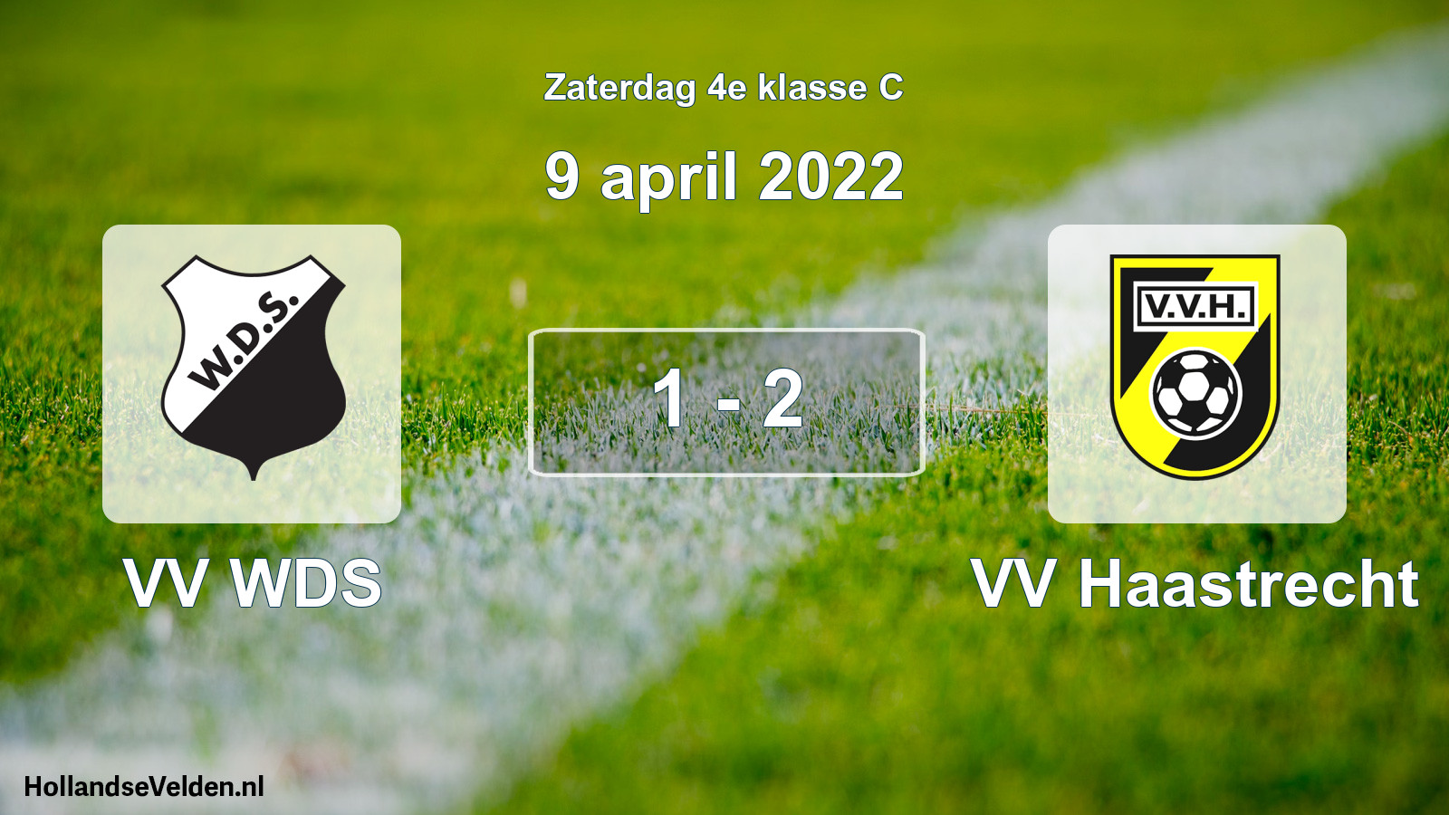 Total number of matches played: VV WDS - VV Haastrecht 1 - 2 (9 April 2022)