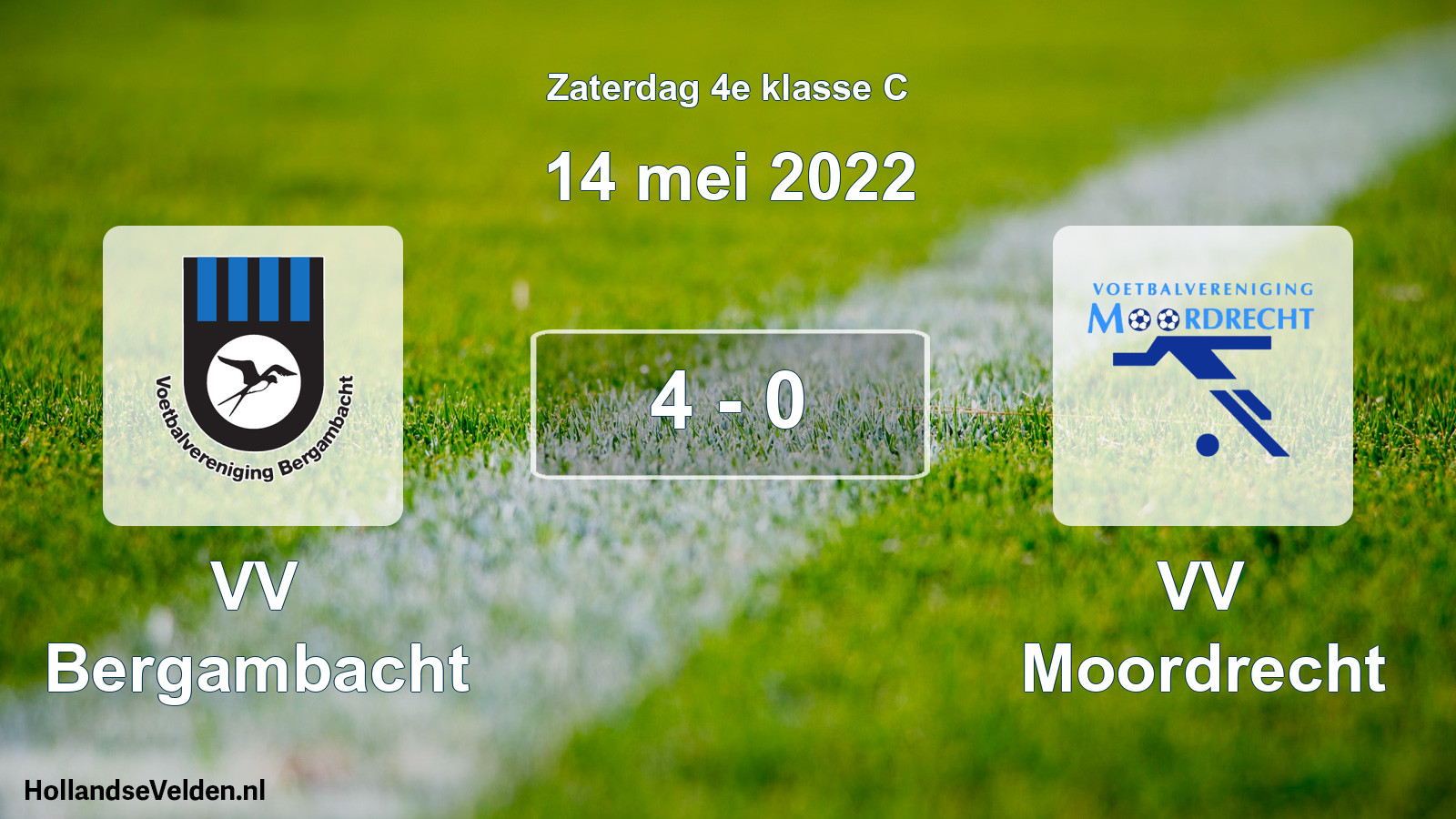 Total number of matches played: VV Bergambacht - VV Moordrecht 4 - 0 (14 May 2022)