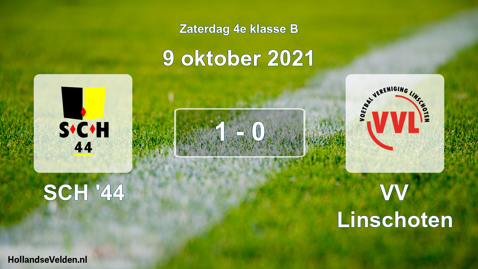 Total number of matches played: SCH '44 - VV Linschoten 1 - 0 (9 October 2021)