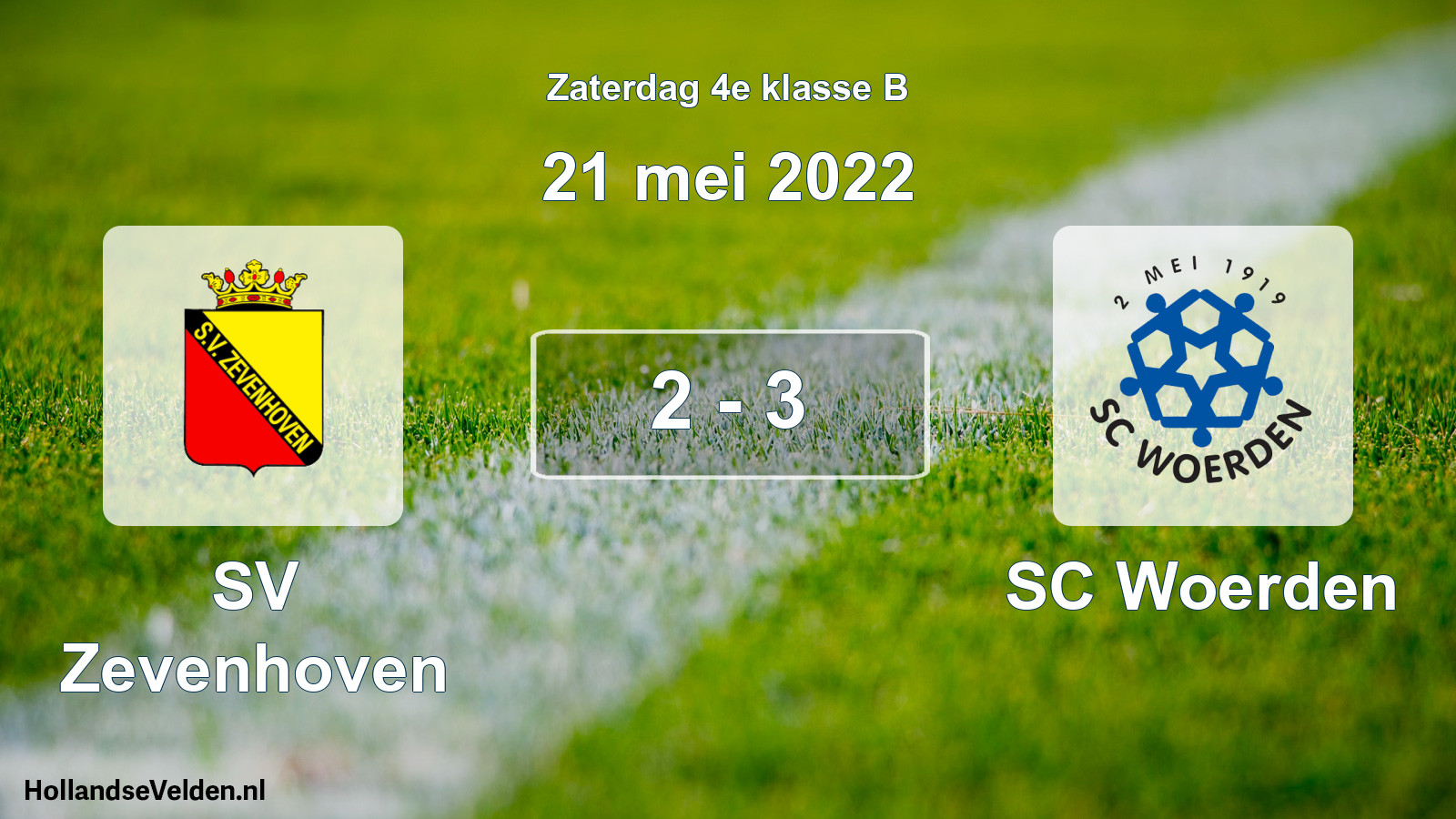 Total number of matches played: SV Zevenhoven - SC Woerden 2 - 3 (21 May 2022)