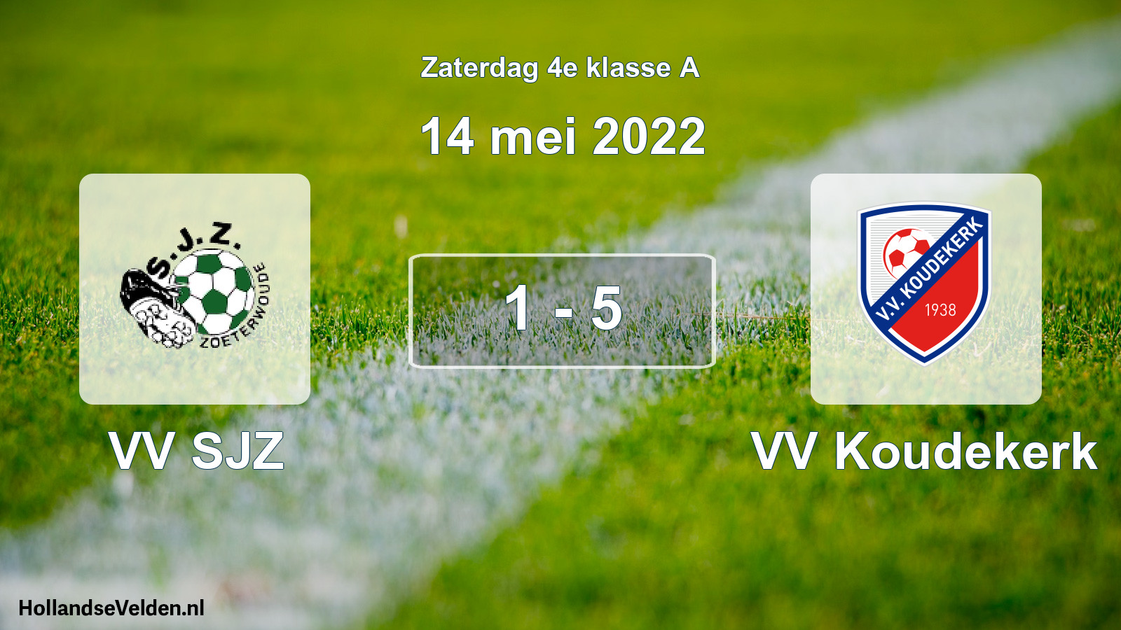 Total number of matches played: VV SJZ - VV Koudekerk 1 - 5 (14 May 2022)