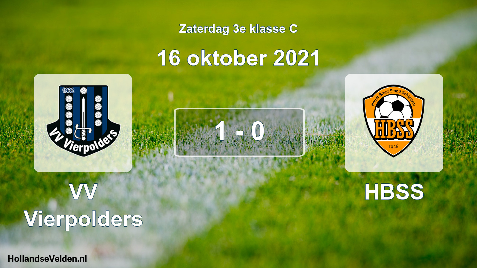 Total number of matches played: VV Vierpolders - HBSS 1 - 0 (16 October 2021)
