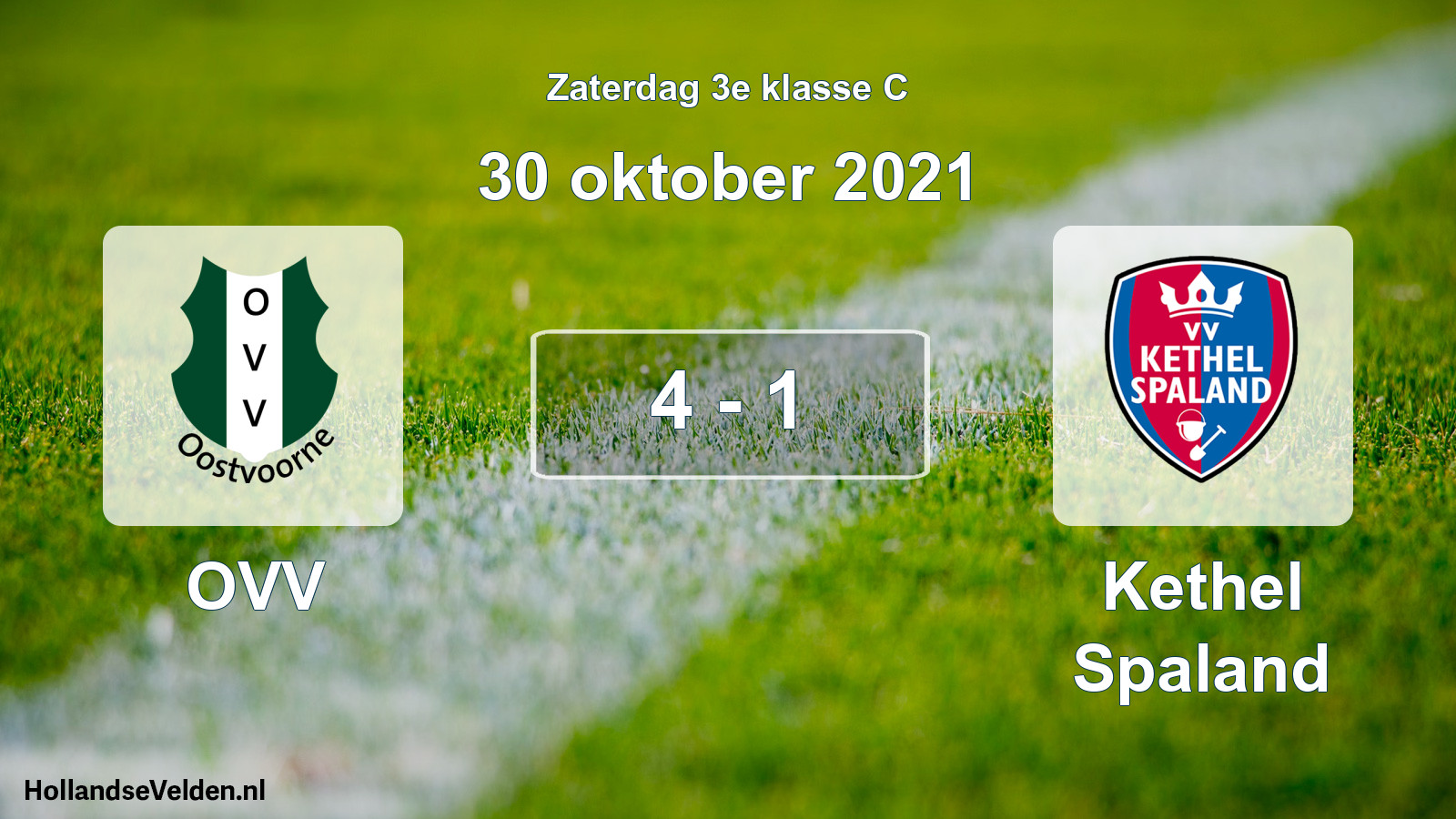 Total number of matches played: OVV - Kethel Spaland 4 - 1 (30 October 2021)