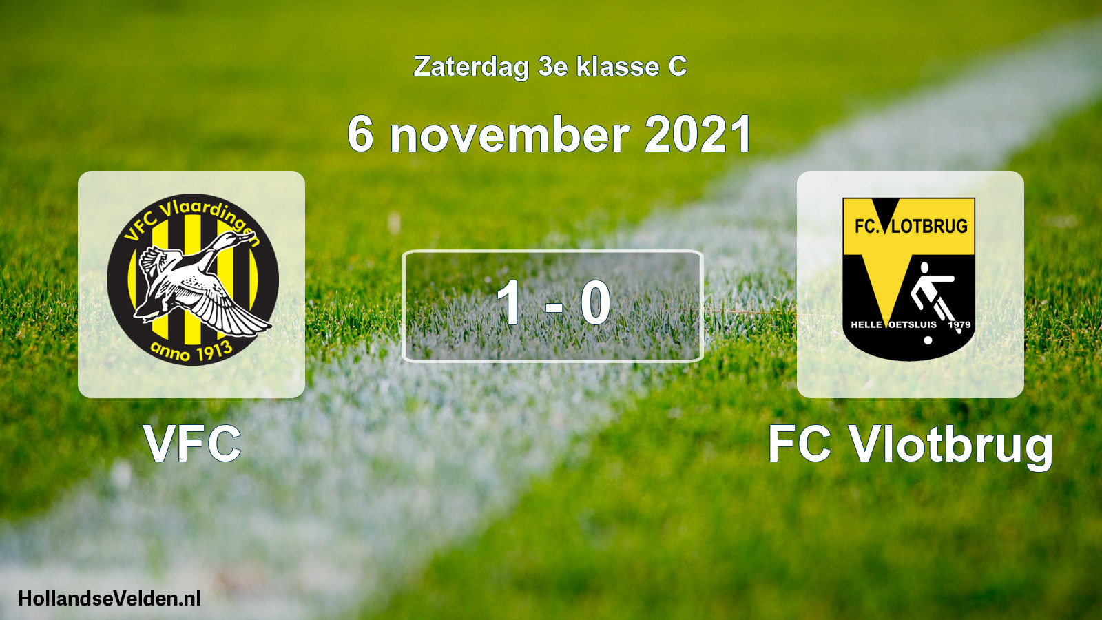 Total number of matches played: VFC - FC Vlotbrug 1 - 0 (6 November 2021)