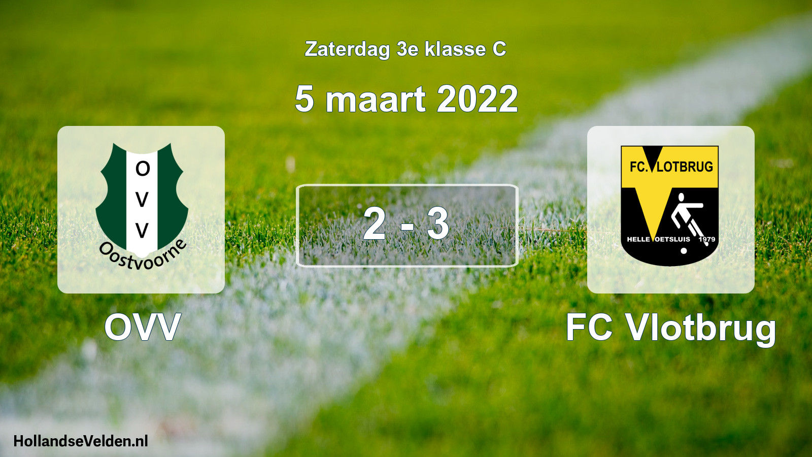 Total number of matches played: OVV - FC Vlotbrug 2 - 3 (5 March 2022)
