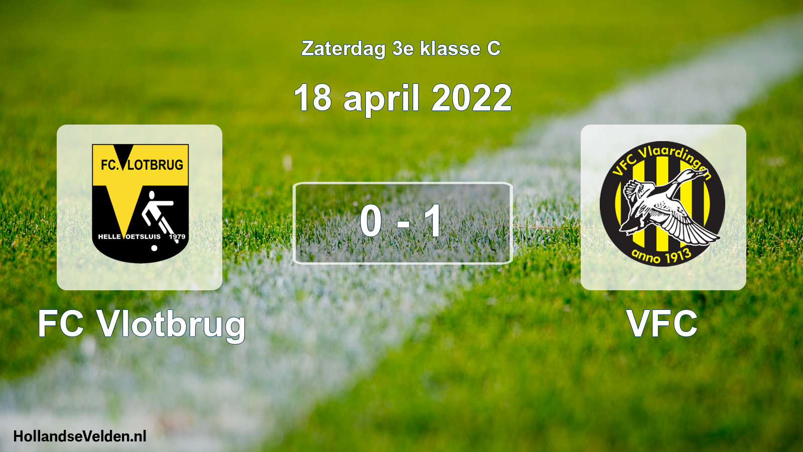 Total number of matches played: FC Vlotbrug - VFC 0 - 1 (18 April 2022)