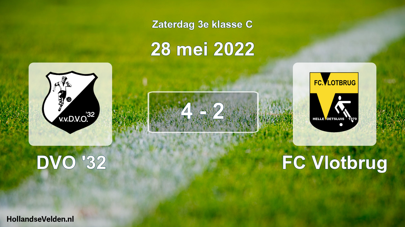 Total number of matches played: DVO '32 - FC Vlotbrug 4 - 2 (28 May 2022)