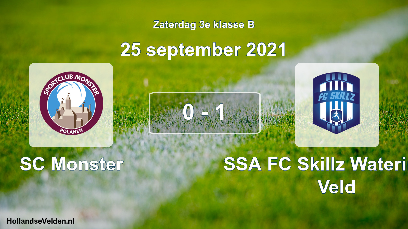 Total number of matches played: SC Monster - SSA FC Skillz Wateringse Veld 0 - 1 (25 September 2021)