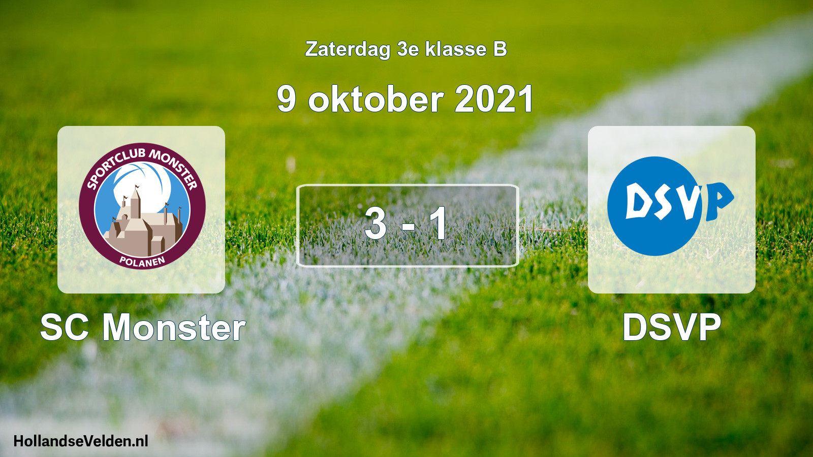 Total number of matches played: SC Monster - DSVP 3 - 1 (9 October 2021)