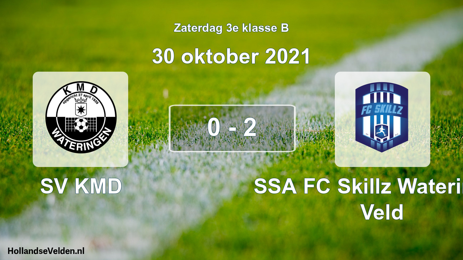 Total number of matches played: SV KMD - SSA FC Skillz Wateringse Veld 0 - 2 (30 October 2021)
