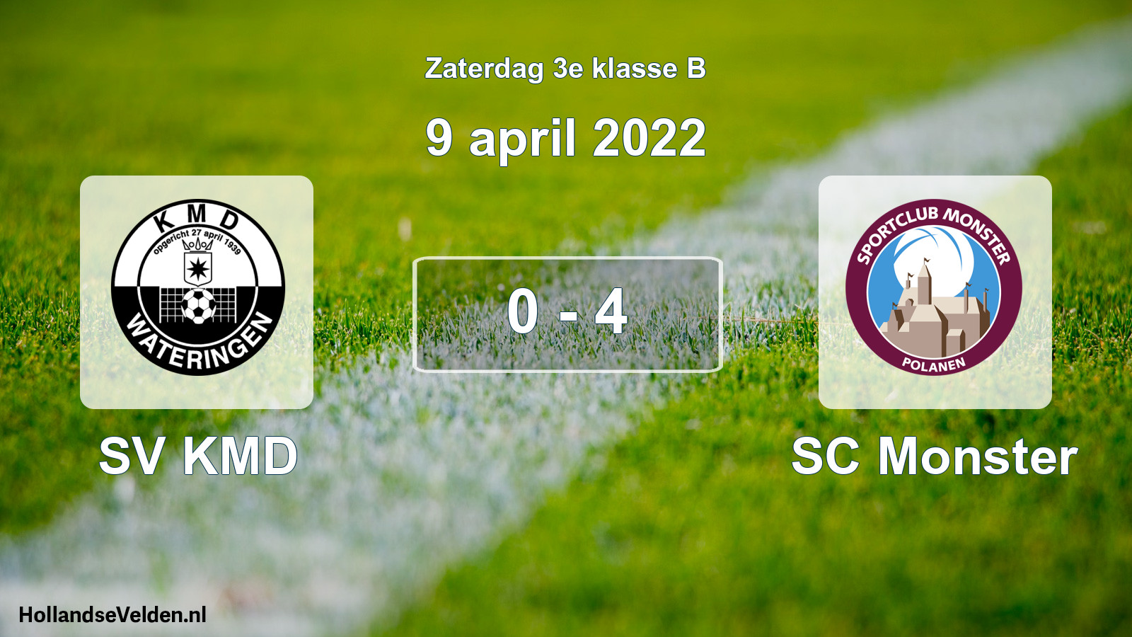 Total number of matches played: SV KMD - SC Monster 0 - 4 (9 April 2022)
