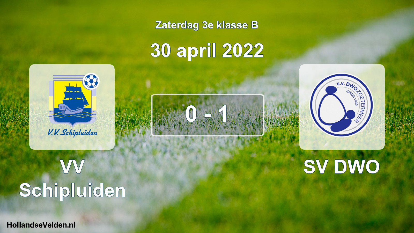 Total number of matches played: VV Schipluiden - SV DWO 0 - 1 (30 April 2022)